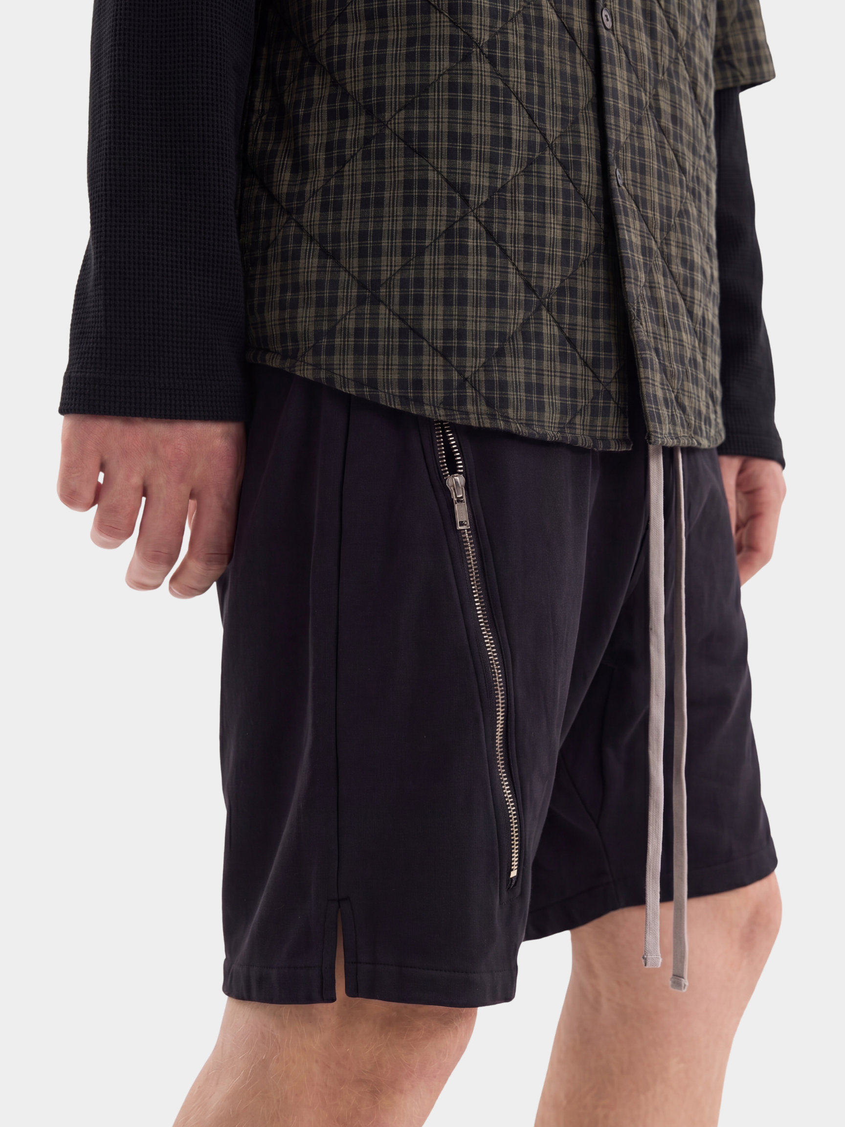 BaseRope - Men's Zipper Slit Shorts