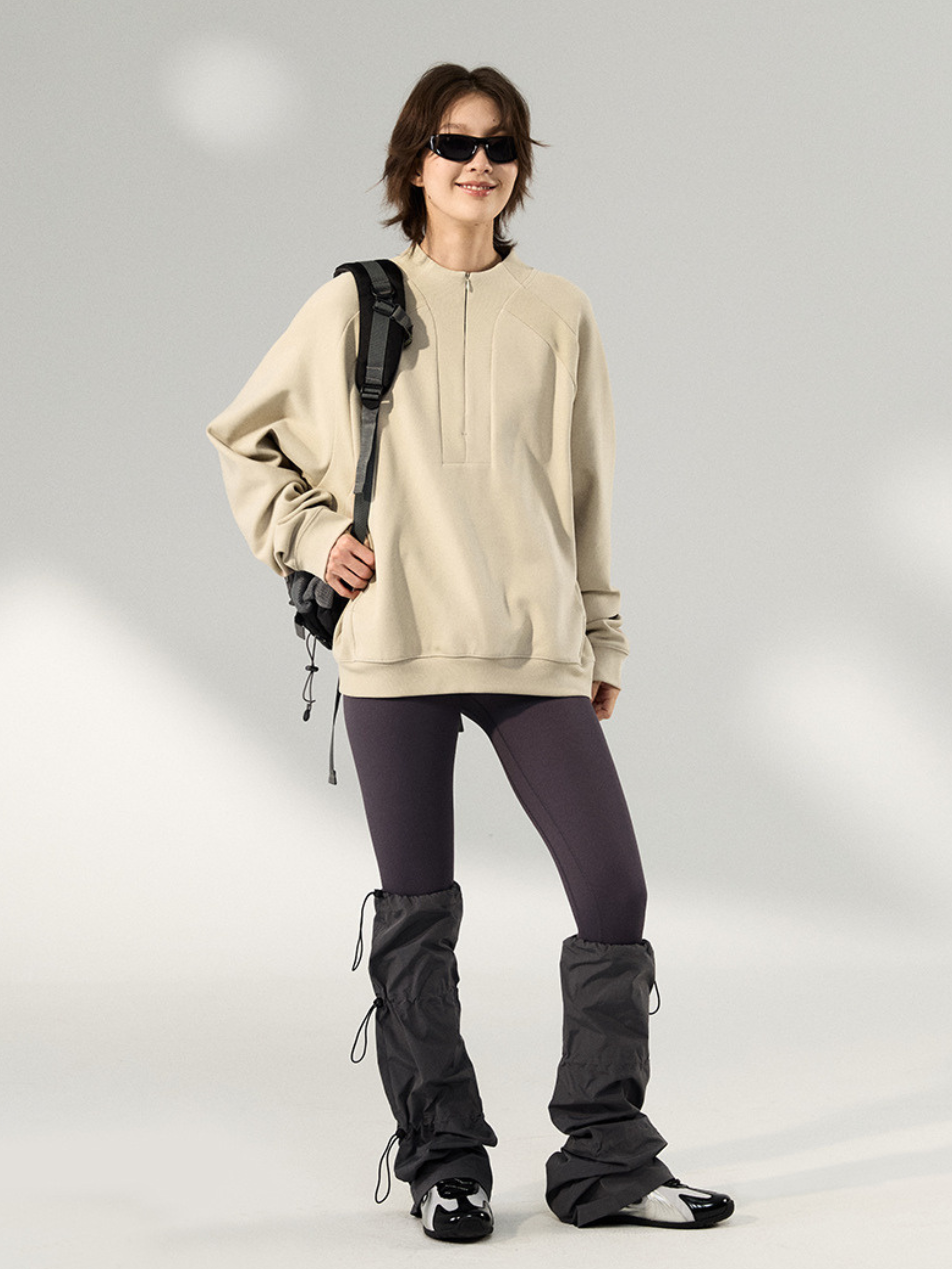 Valon - Unisex LYCRA® Stretch Half-Zip Sweatshirt