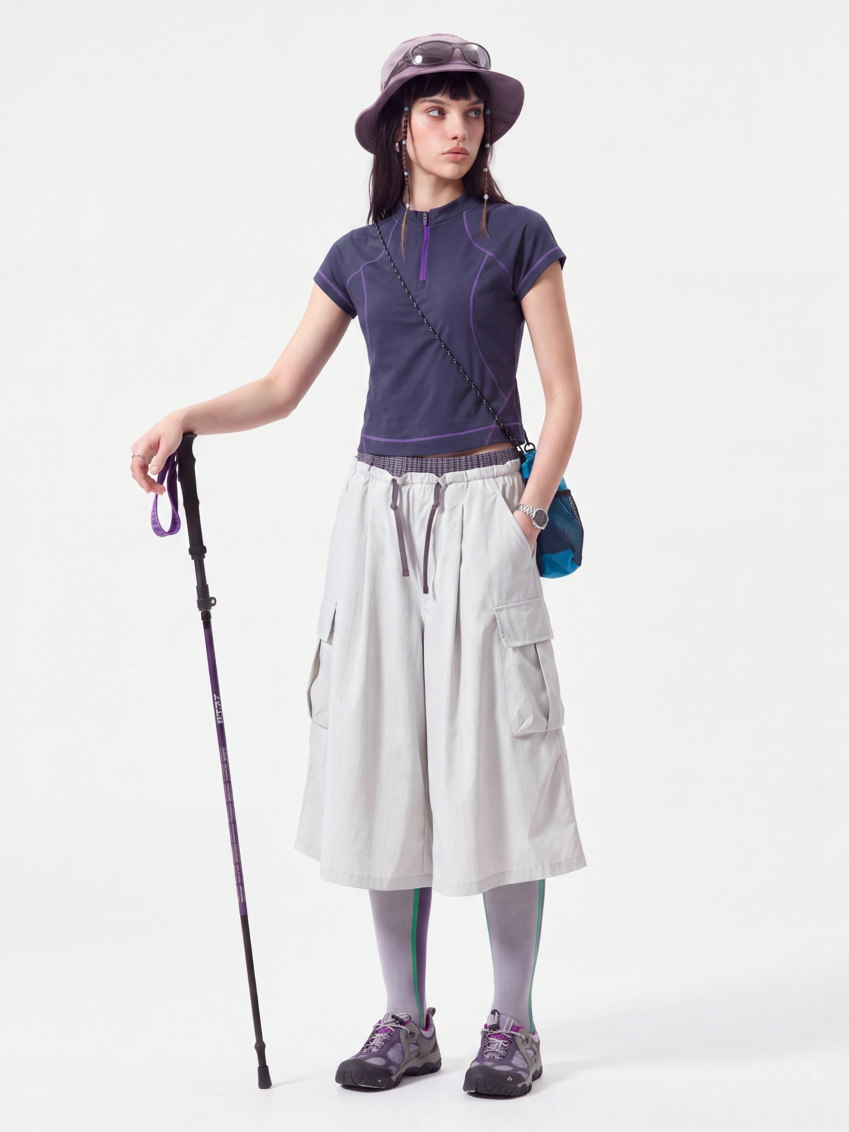 CreekGlide - Women's Water-Repellent Quick-Dry Multi-Pocket Cropped Pants