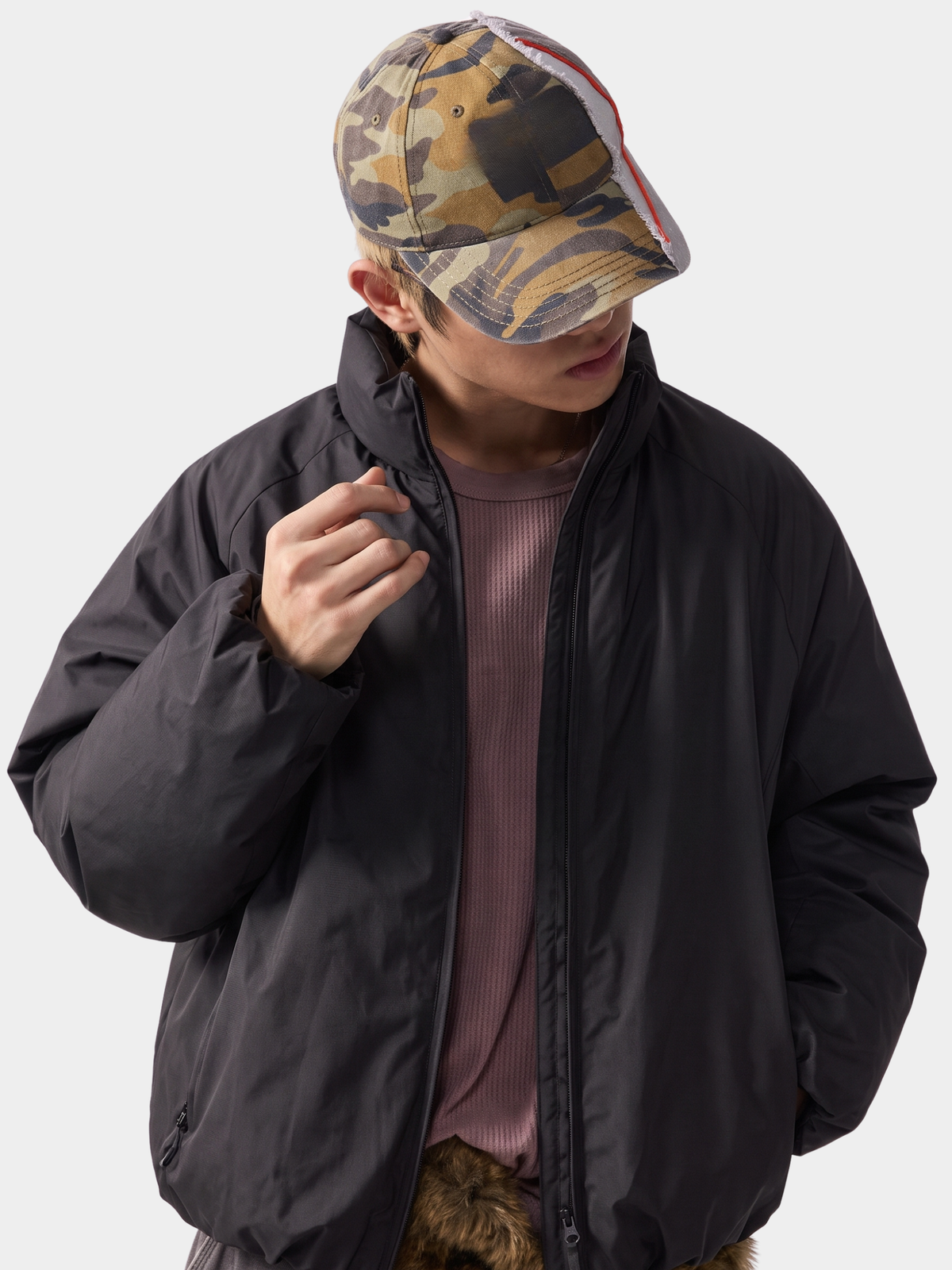 Thawpath - 90% White Duck Down Stand Collar Jacket