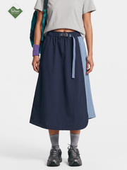 ScuffDrape - Women's Teflon® Water-Repellent Color-Block A-Line Skirt