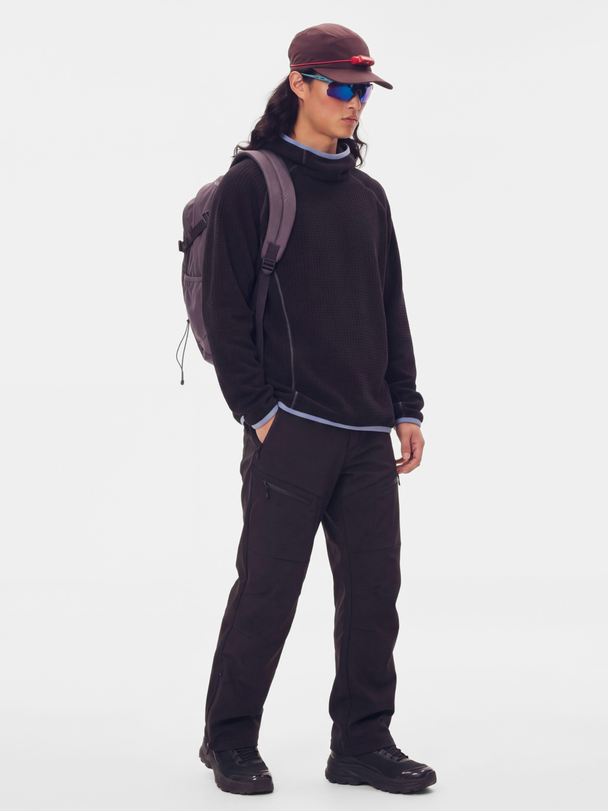 AlpineShift - Men's Windproof Fleece-Lined Side-Zip Softshell Pants