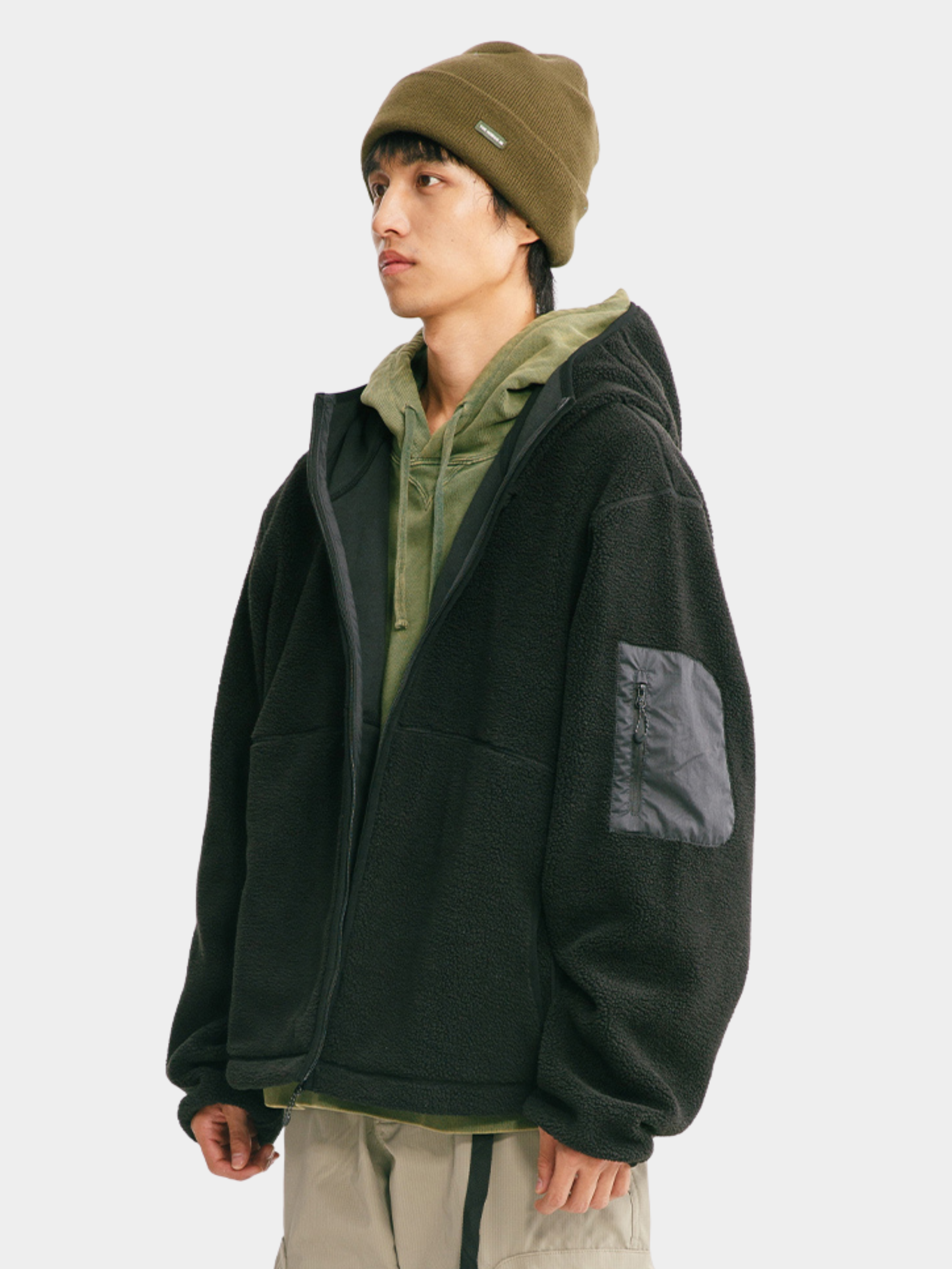 BearBoard - Unisex Warm Fleece Hooded Jacket