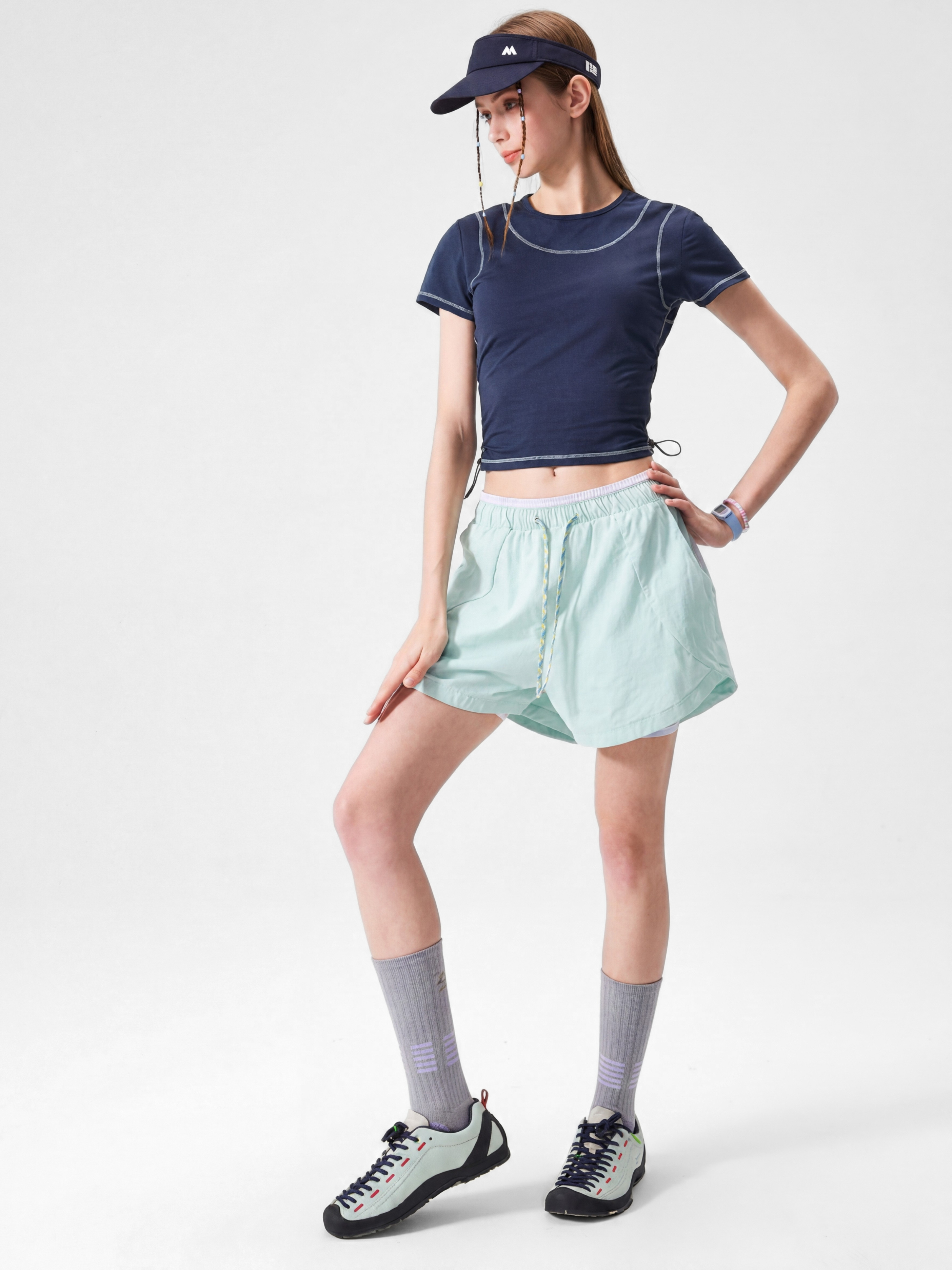 Spark - Women's UPF200+ Antibacterial Quick-Dry Cropped T-Shirt