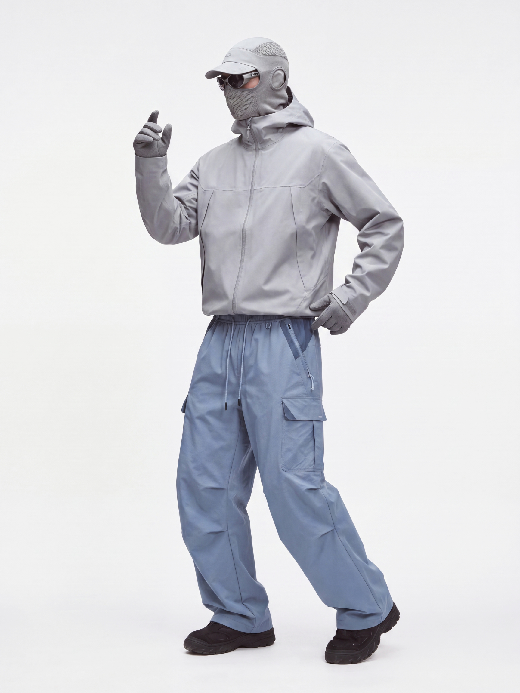 GloomVeil - Unisex Water-Repellent Lightweight Cargo Shell Pants
