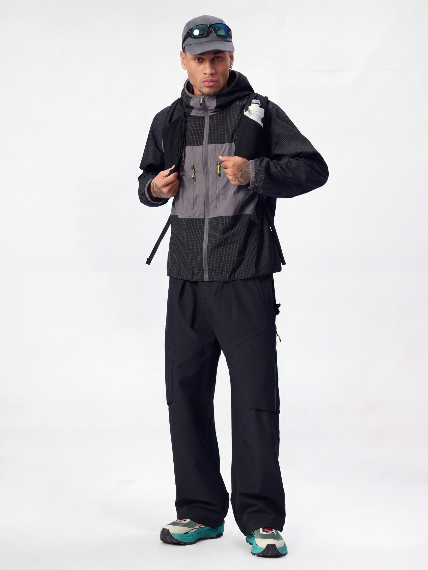 LiteVeil - Water-Repellent Lightweight Breathable Color-Block Jacket