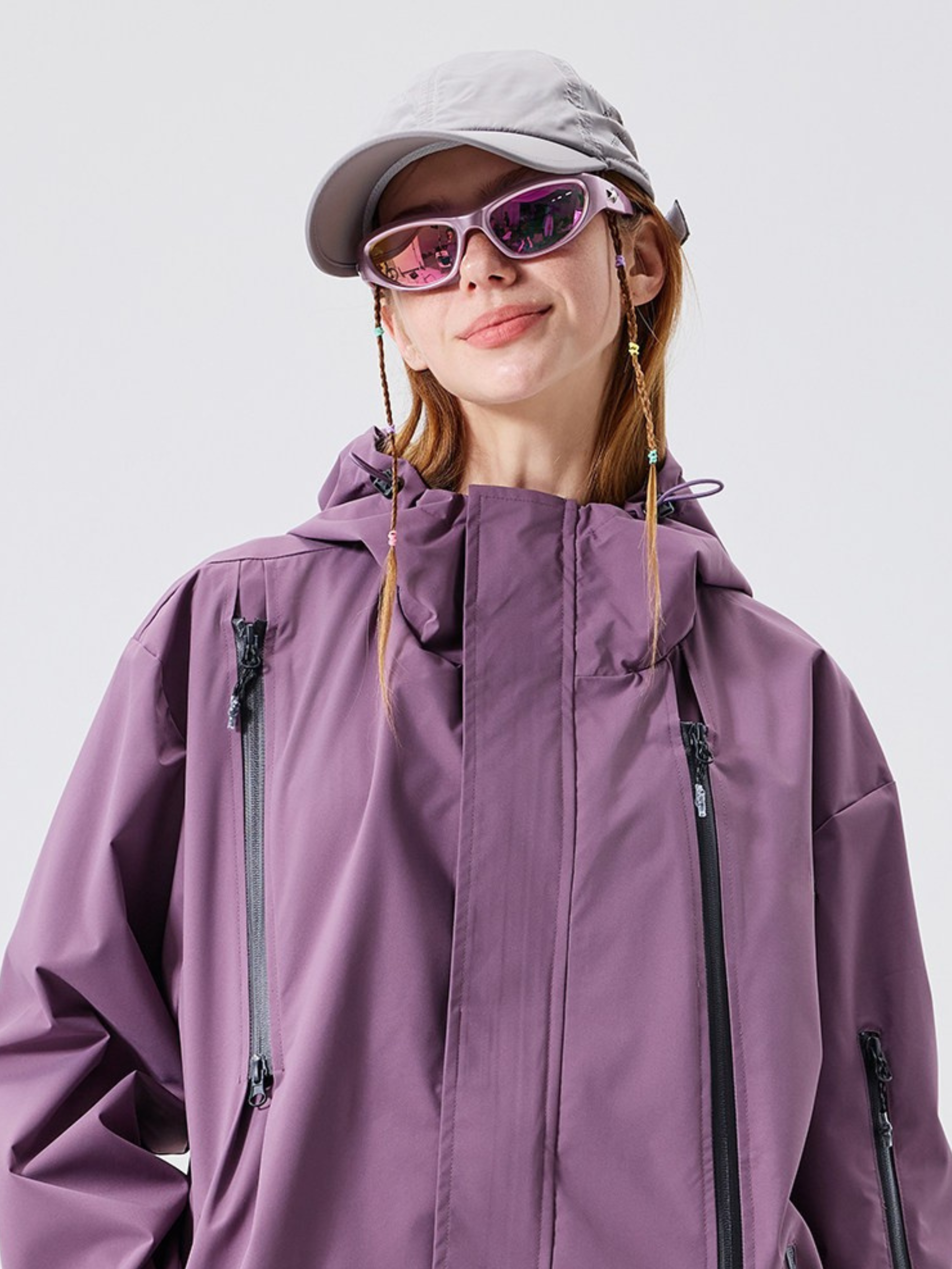 Nightpath - Unisex Water-Repellent Windproof Utility Shell Jacket