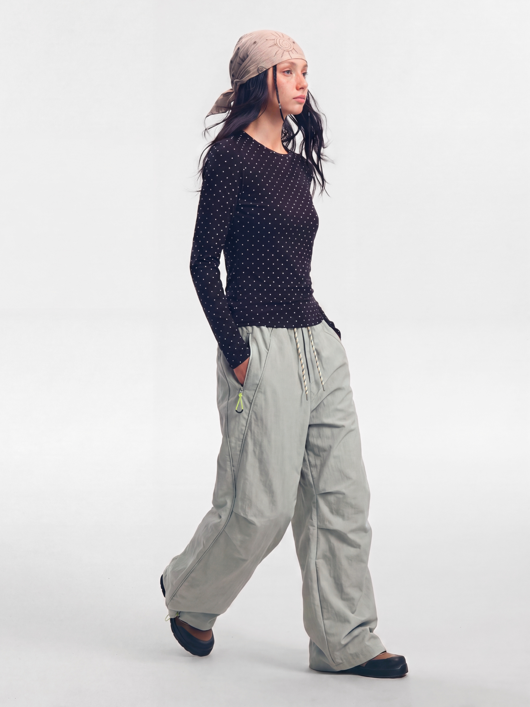 LiteSway - Women's Water-Repellent Quick-Dry Pleated Cargo Pants