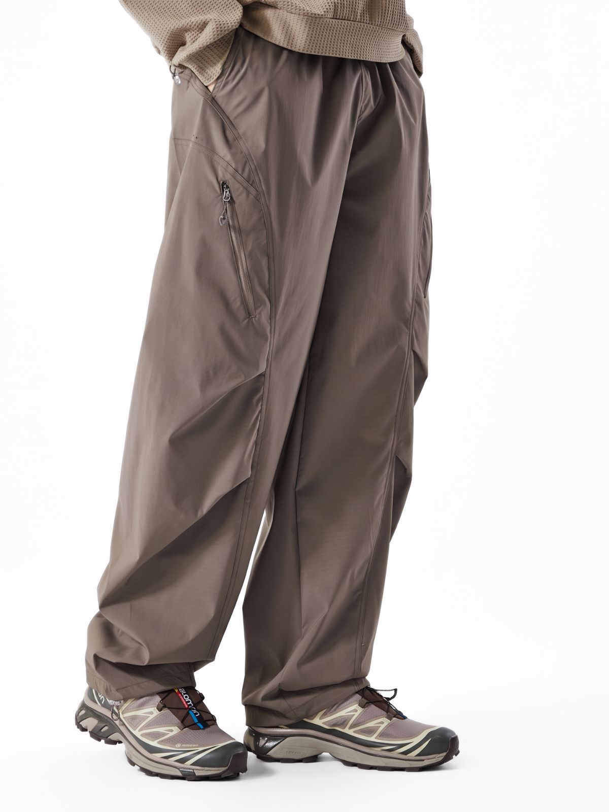 EchoWall - Water-Repellent Wind-Resistant Color-Block Paratrooper Pants