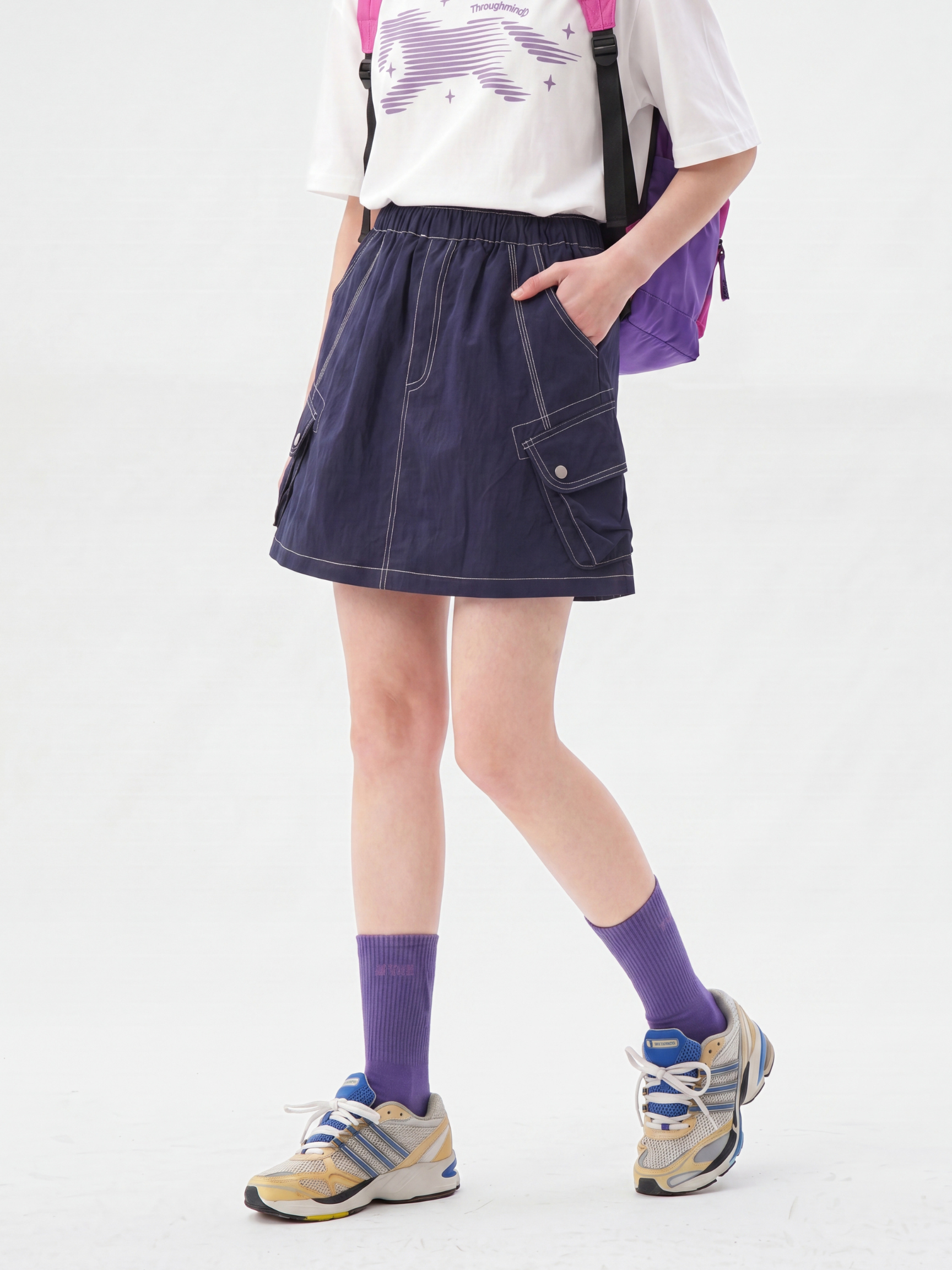 TwilightTie - Women's Anti-Exposure Functional Side Pocket Skirt