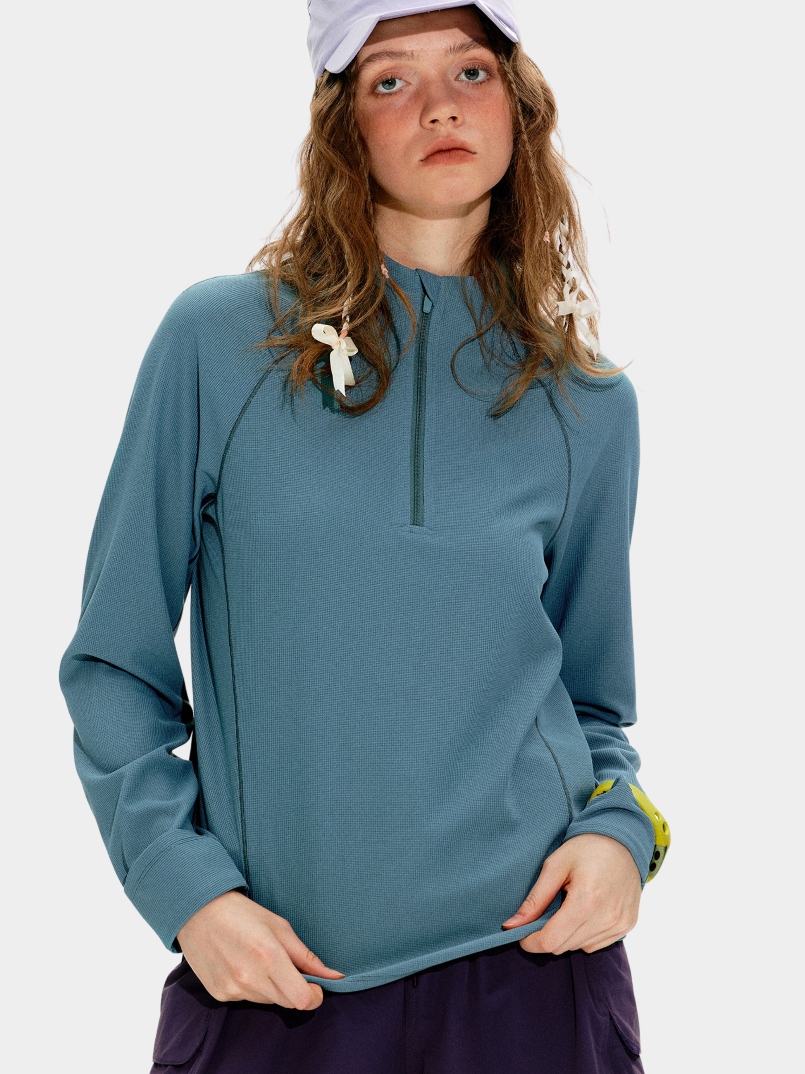 Caveflare - Women's UPF50+ Stand-Collar Long-Sleeve Sweatshirt