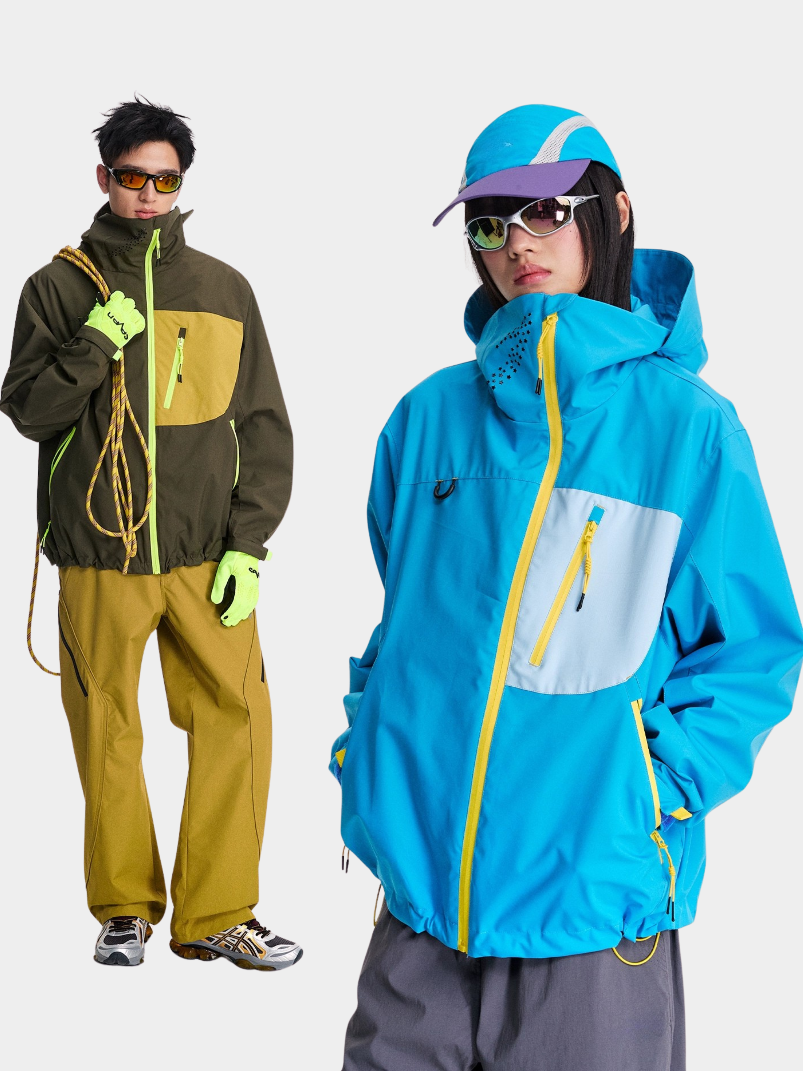 EchoPort - Unisex Waterproof & Windproof Colorblock Storm-Proof Jacket