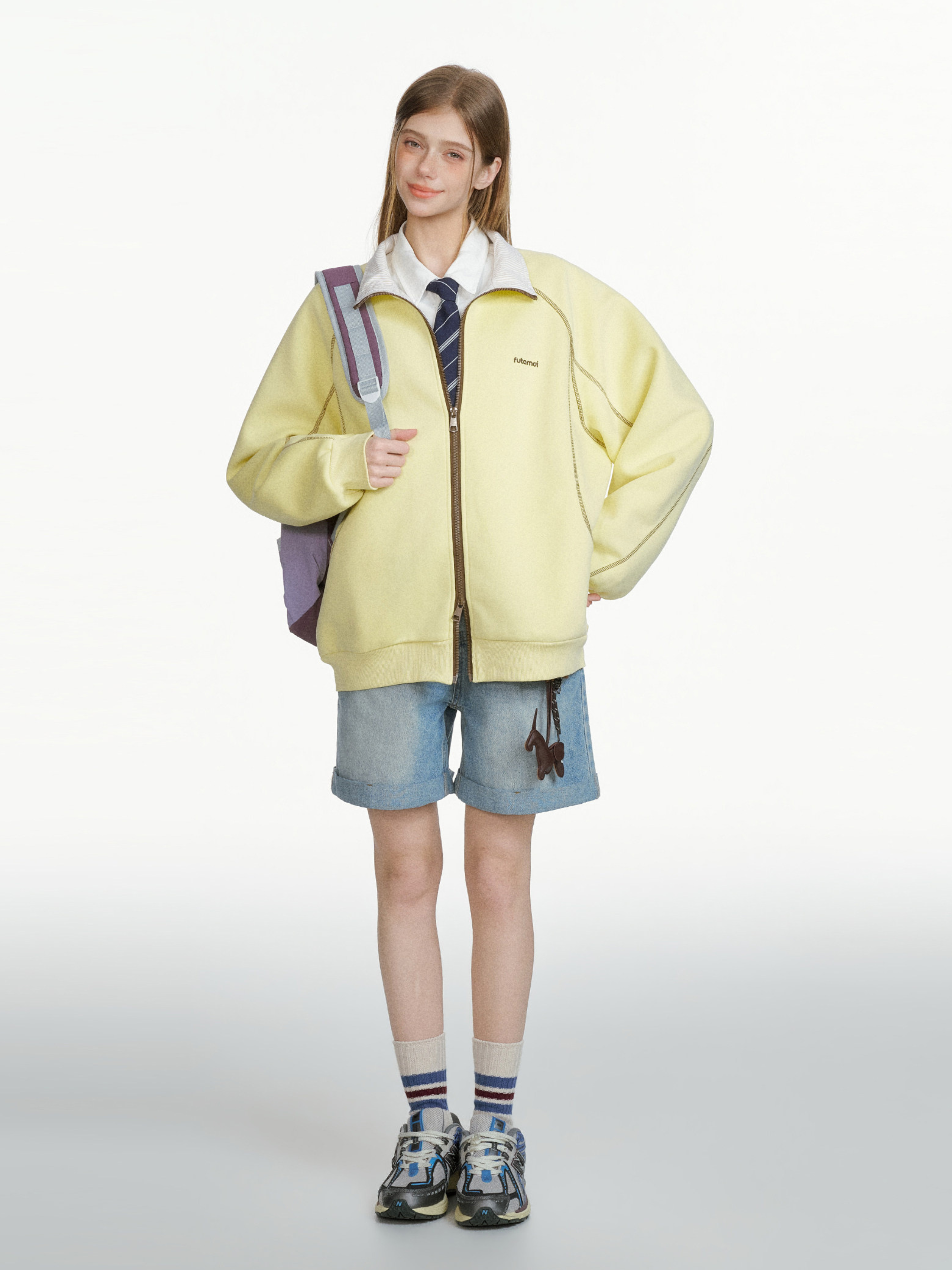 Cragzone - Women's Cotton-Blend Zip-Up Stand-Collar Jacket –