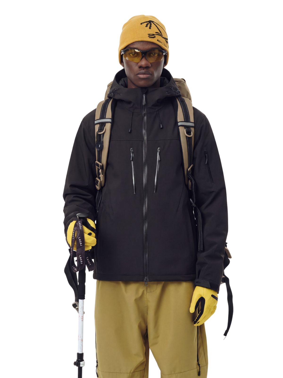 AshVault - Unisex 5,000mm Waterproof Windproof Seam-Sealed Shell Jacket