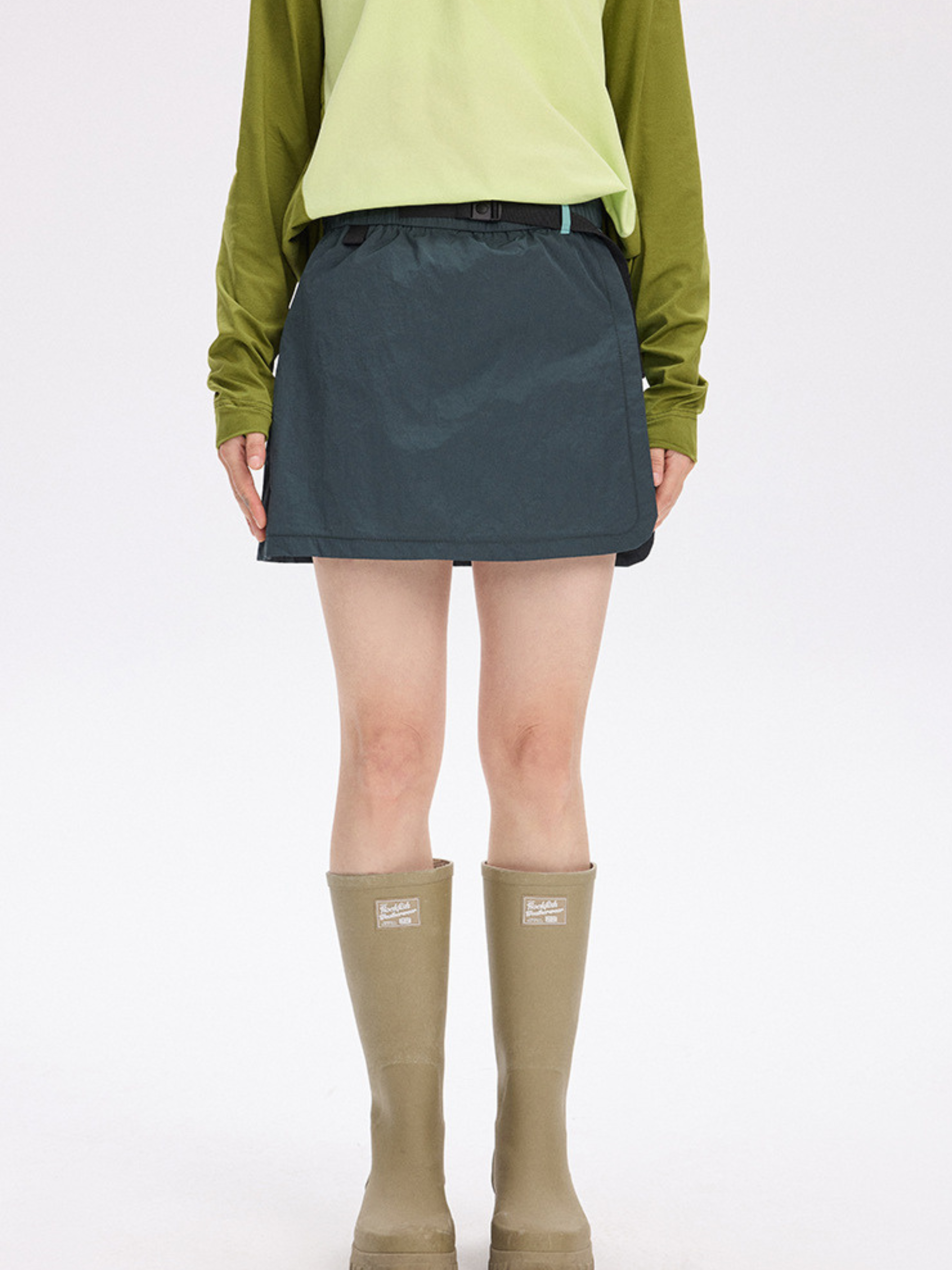 Cougarbluff - Women's Colorblock Quick-Dry Utility A-Line Skort