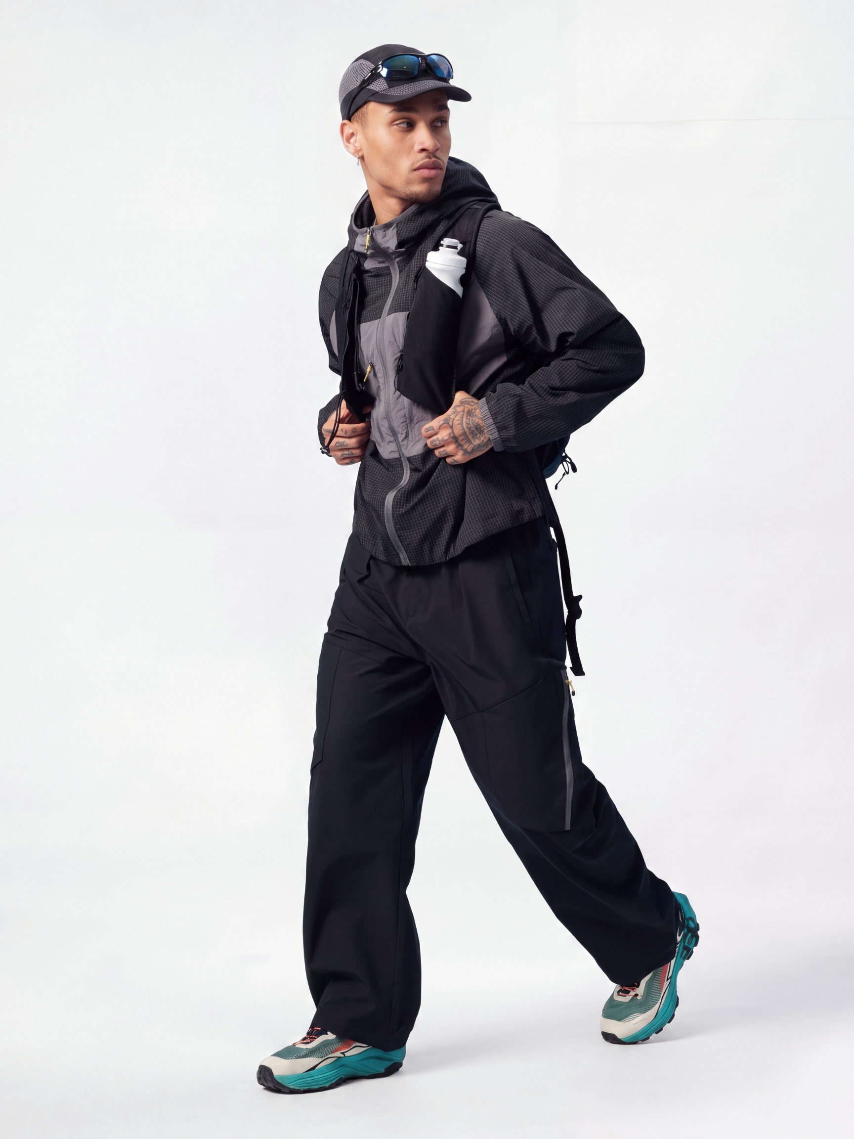 LiteVeil - Water-Repellent Lightweight Breathable Color-Block Jacket
