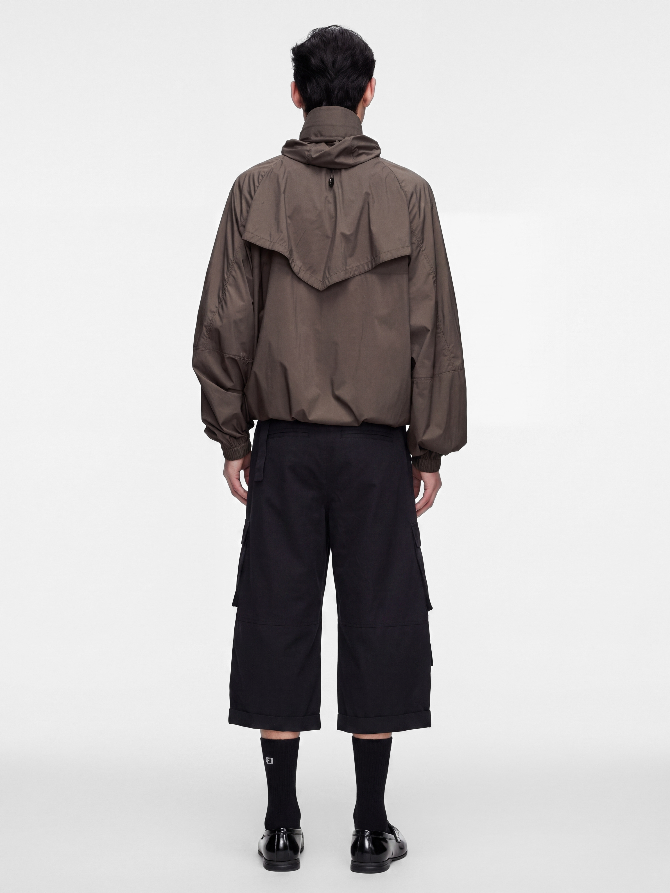 Castmark - Deconstructed Oversized-Pocket Utility Cropped Pants