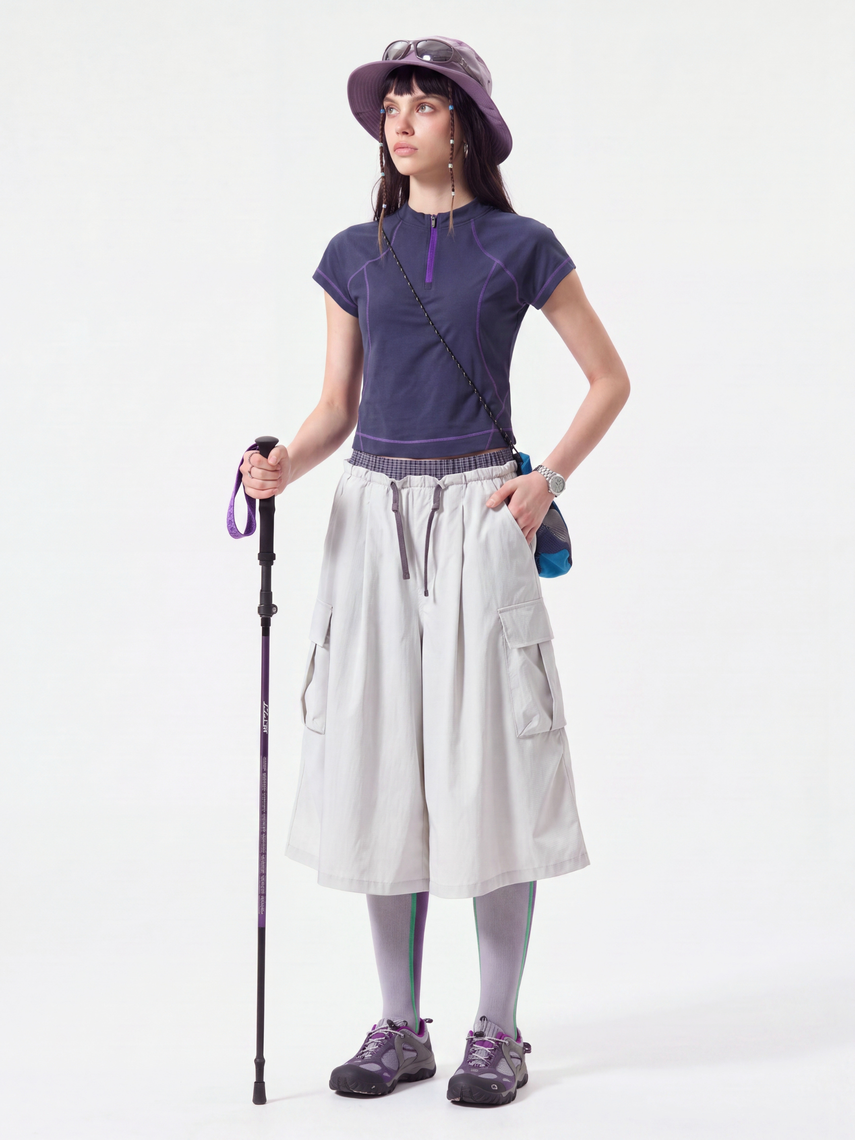 CreekGlide - Women's Water-Repellent Quick-Dry Multi-Pocket Cropped Pants