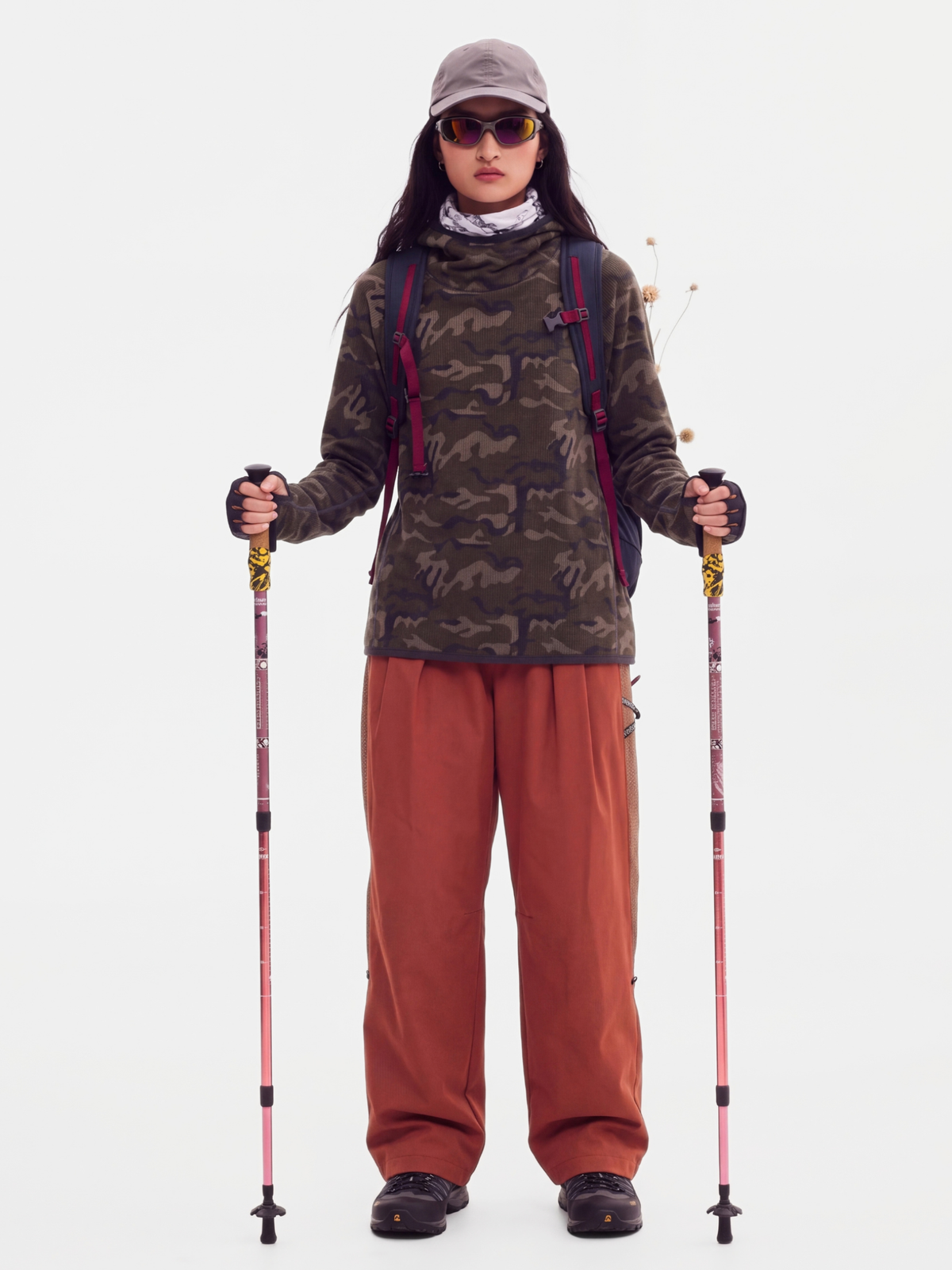 SplitDrift - Unisex Water-Repellent Lightweight Stretch Wide-Leg Outdoor Pants