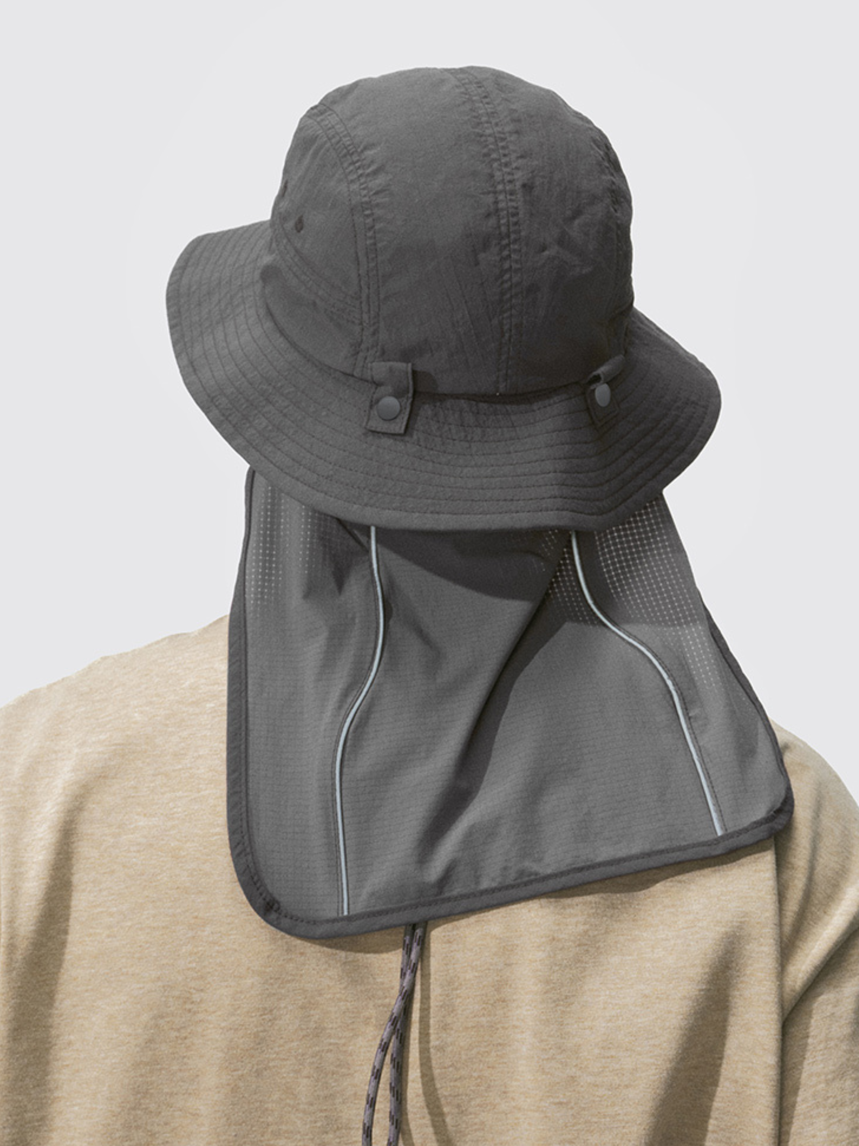 Driftclaw - UV Protection Detachable Neck Sun Flap Outdoor Bucket Hat