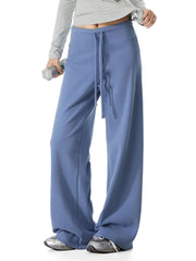 Gorgewalk - Women's Low-Rise Drawstring Straight-Leg Pants