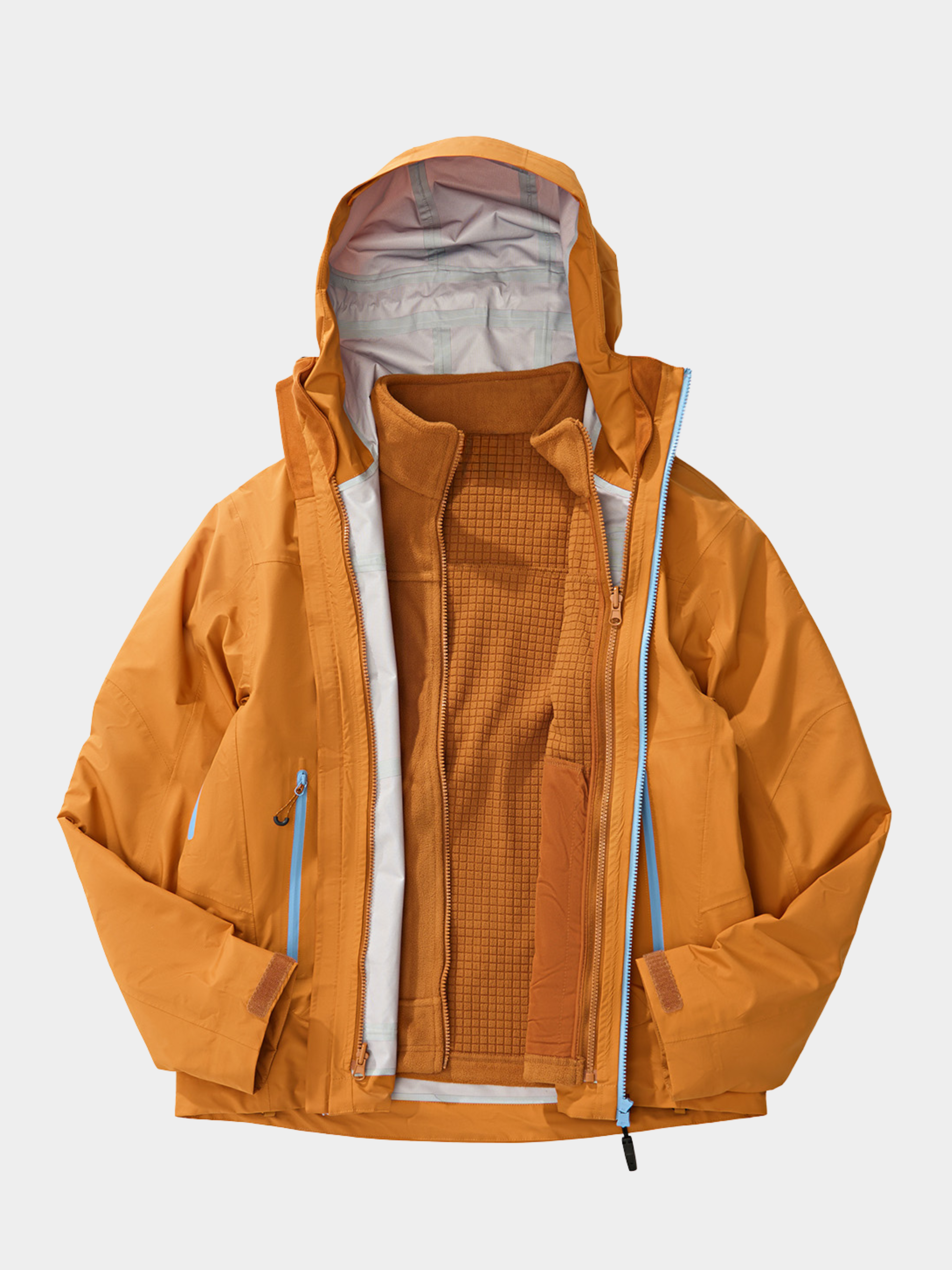 CampGlove - Men's 3-in-1 Fleece Hard Shell Jacket