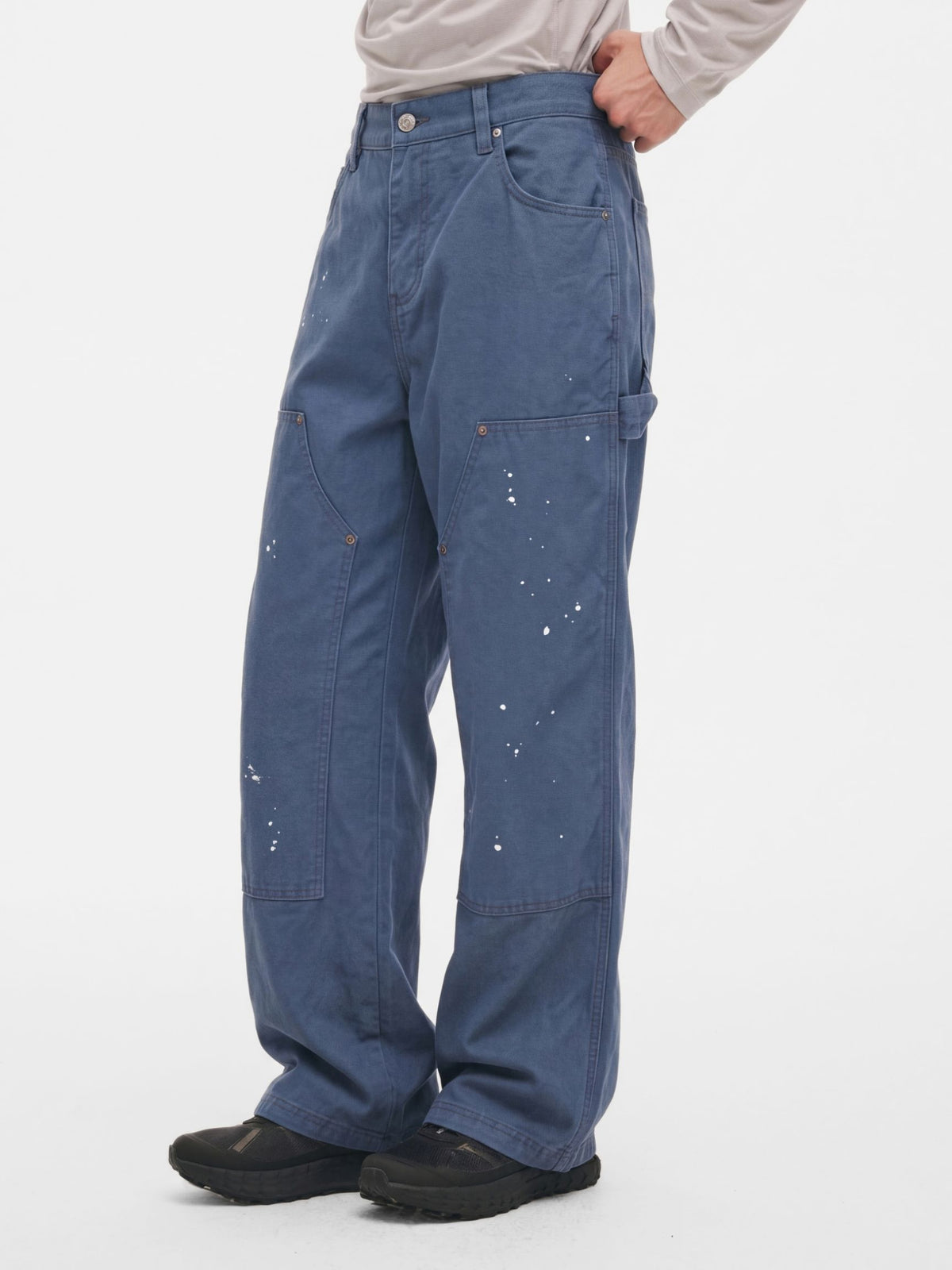 TrailDrift - Hand-Splattered Cotton Cargo Pants