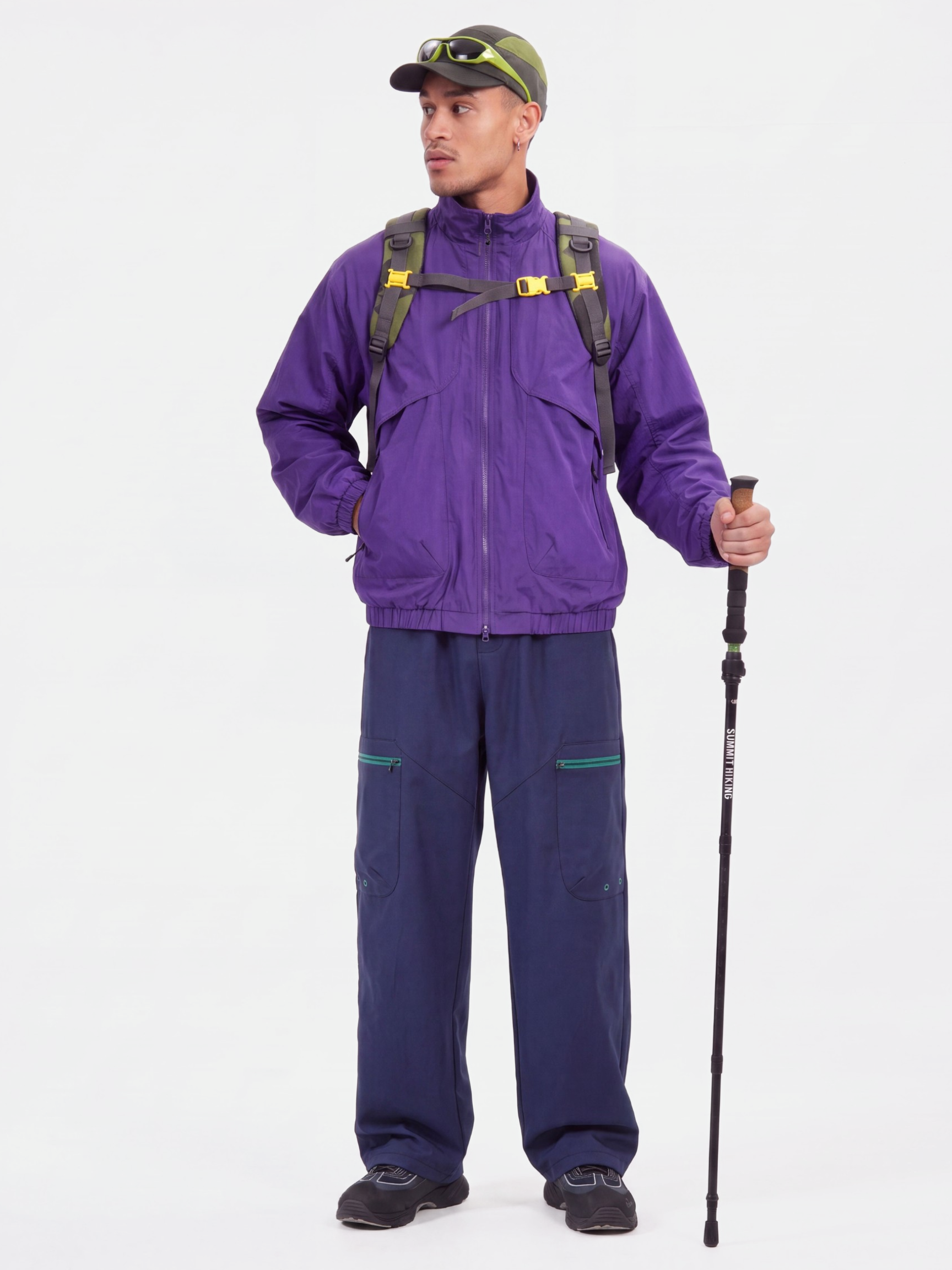SkyVeil - Lightweight Water-Repellent Stand Collar Jacket