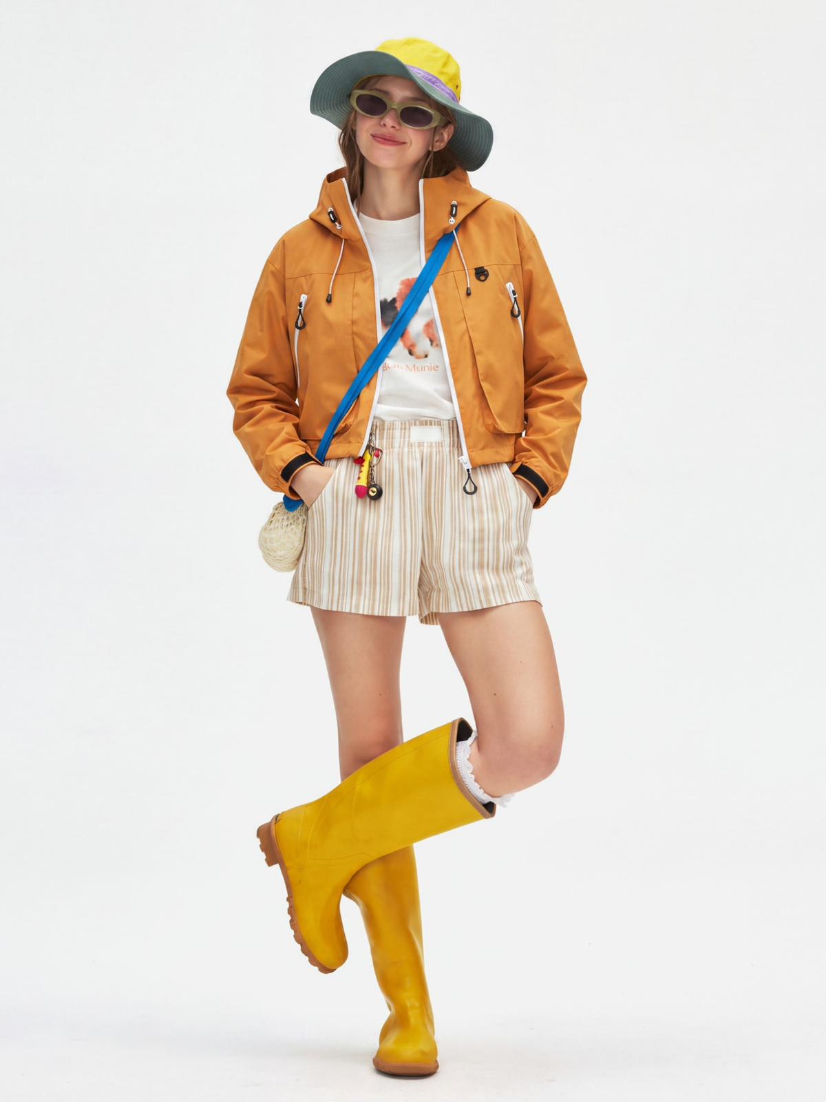 Castgear - Women's Water-Repellent Breathable Cropped Jacket