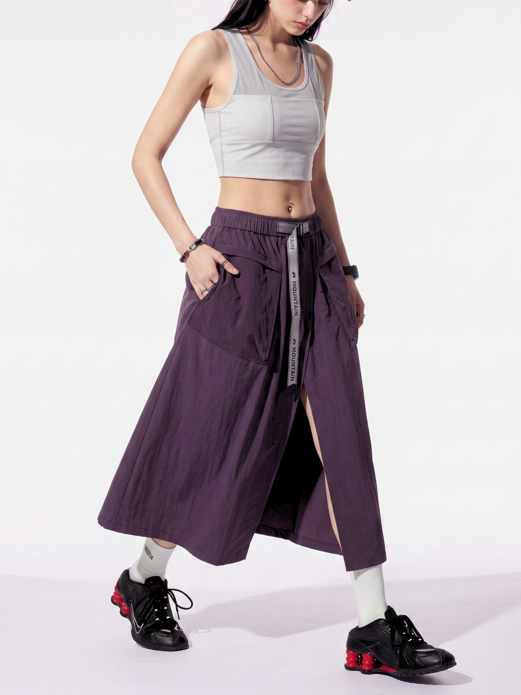 FloatDual - Women's Water-Repellent Quick-Dry Color-Block Outdoor Skirt