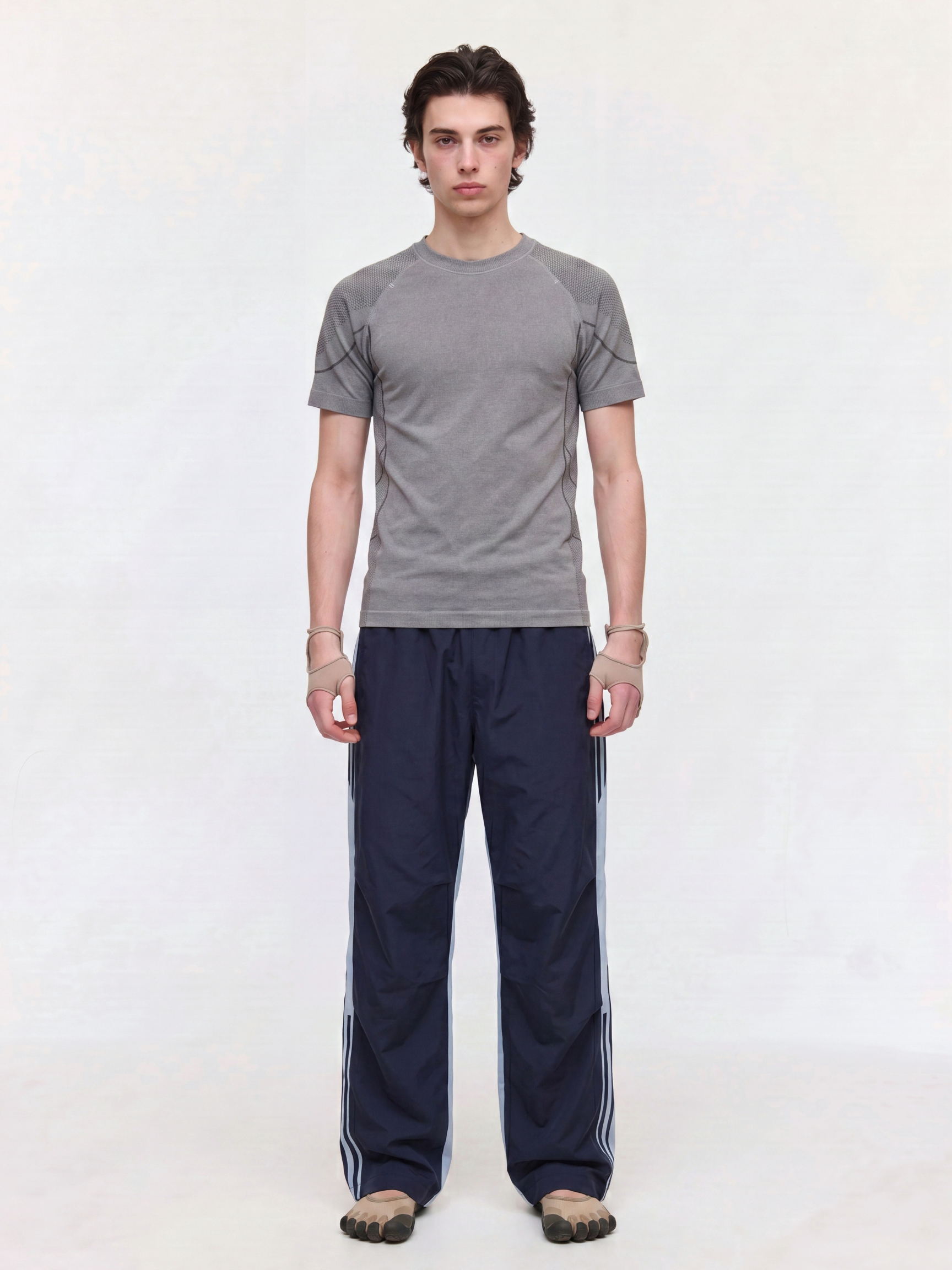 DriftFold - Unisex Water-Repellent Striped Colorblock Wide-Leg Pants
