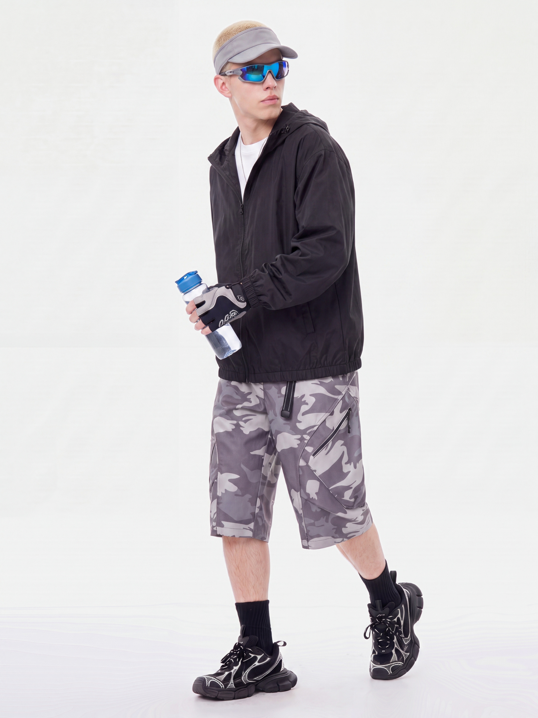 StainOff - Men's UPF 50+ Teflon™ Hooded Sun Protection Jacket