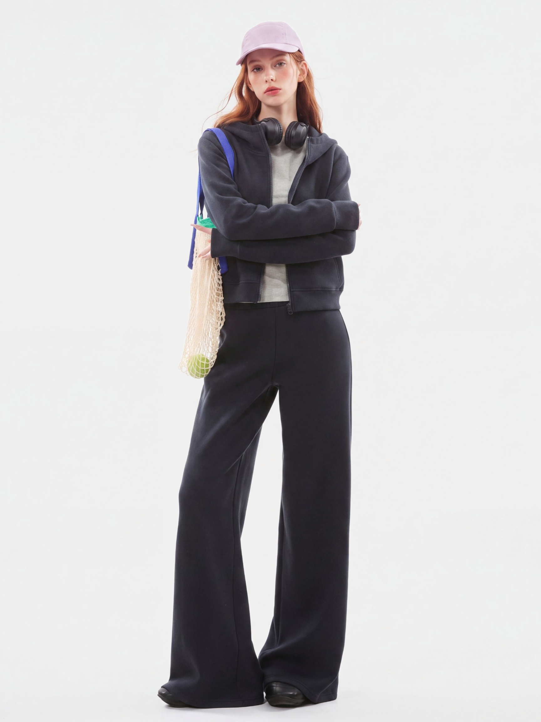 DuskLayer - Women's Air-Layer Hoodie Cardigan & Draped Jogger Pants Set