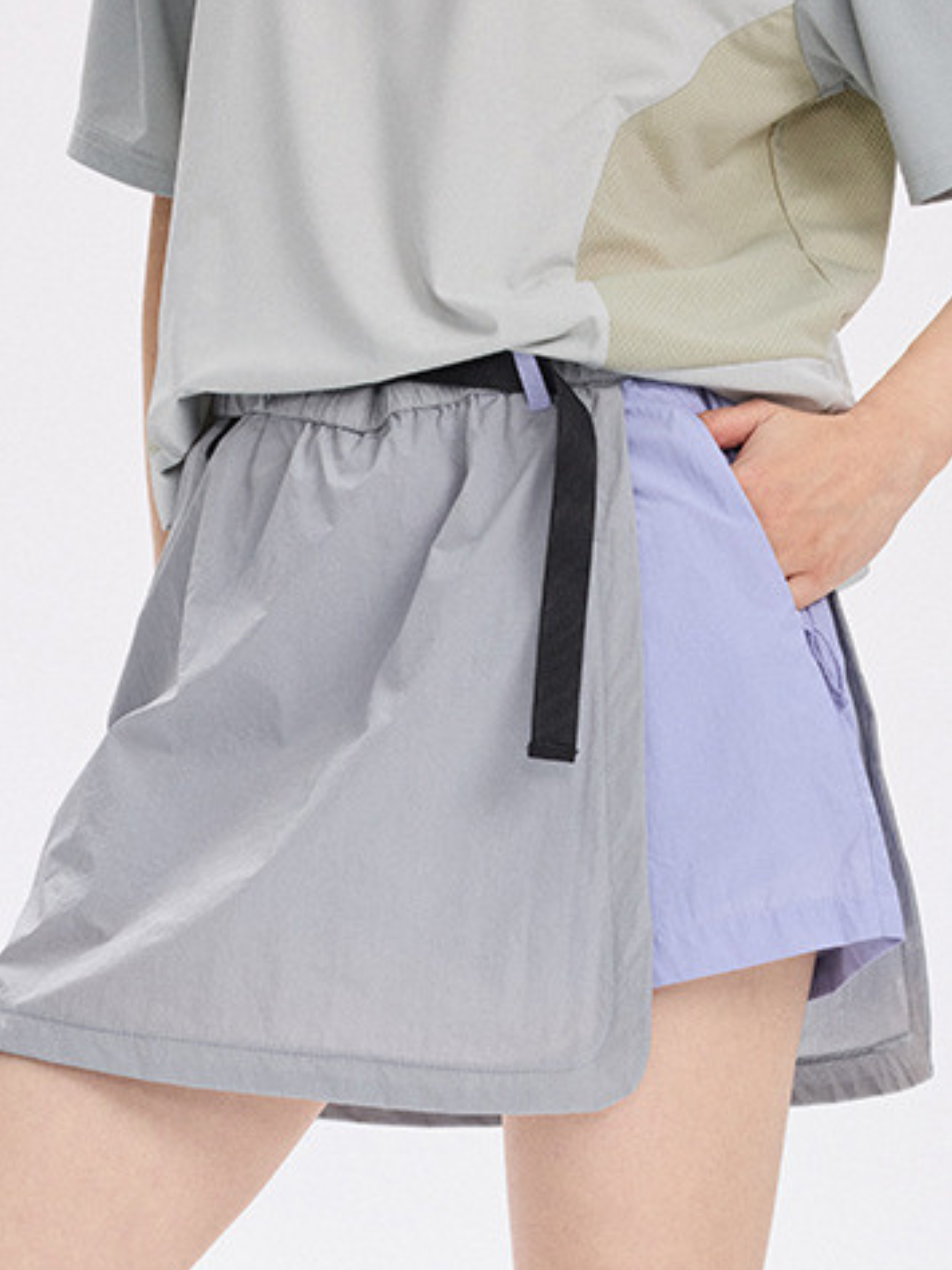 Cougarbluff - Women's Colorblock Quick-Dry Utility A-Line Skort