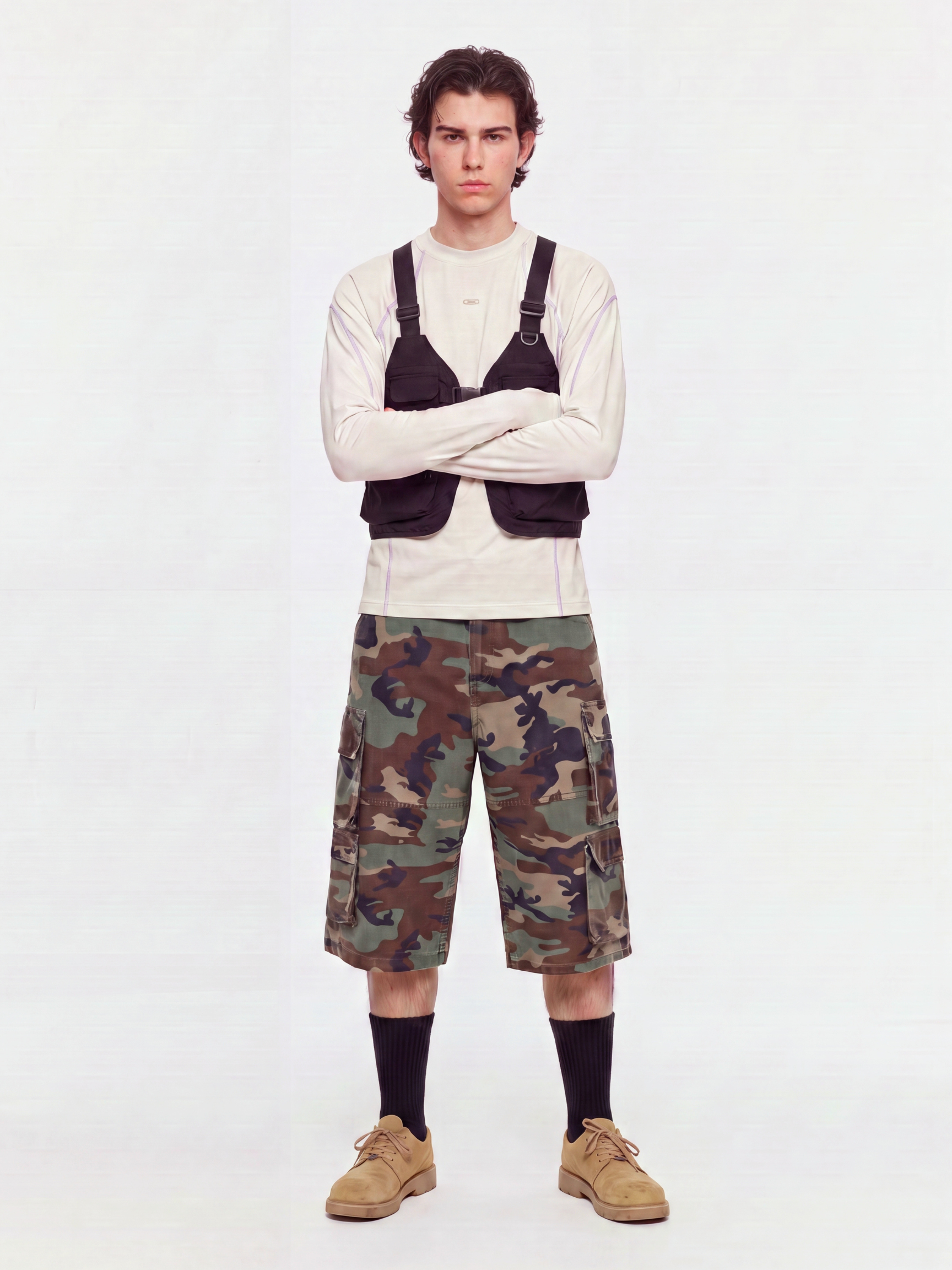 BlazeCoat - Men's Draped Straight-Leg Sweatpants