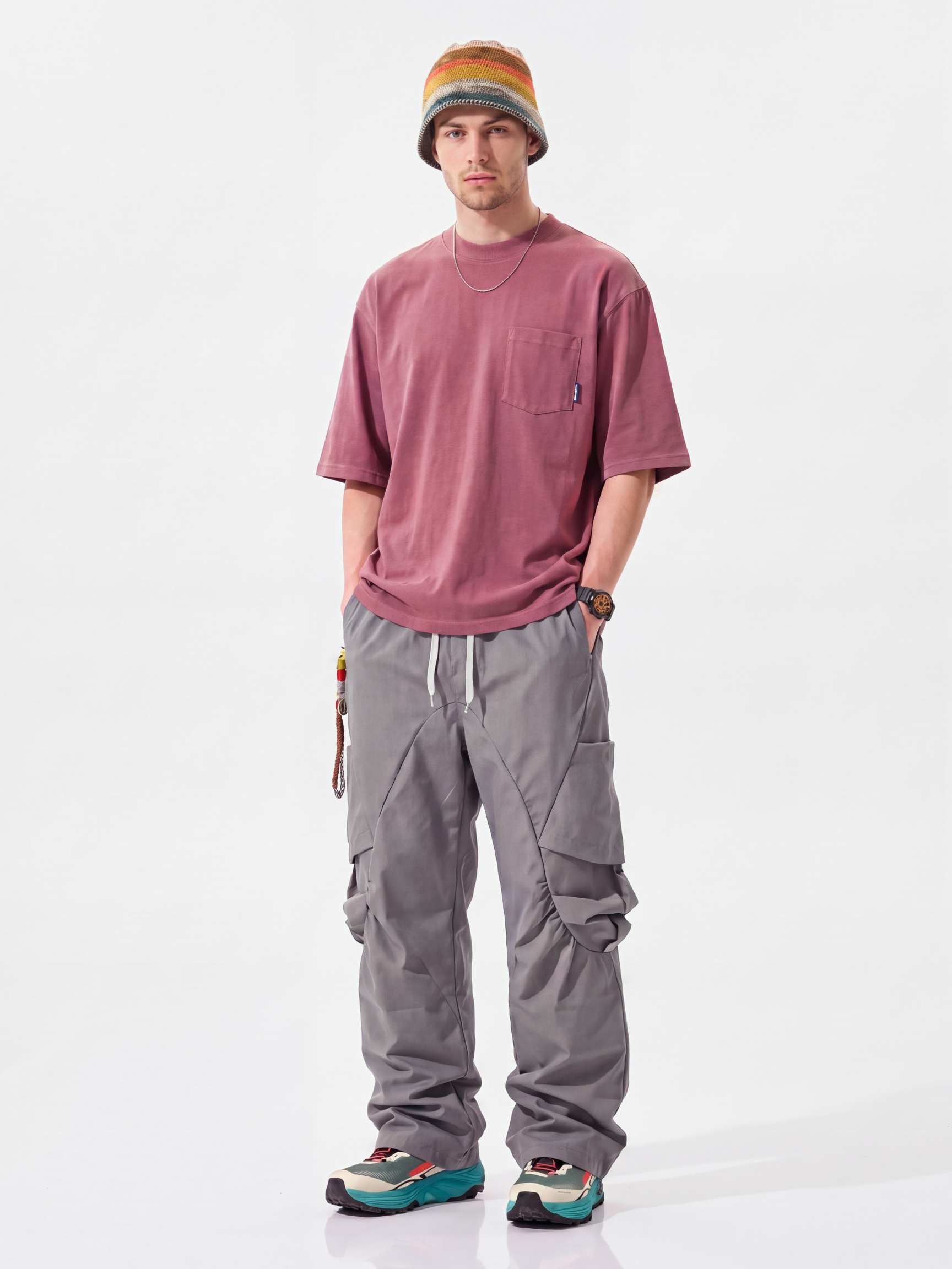FoldDrift - Unisex Water-Repellent Lightweight Utility Parachute Pants