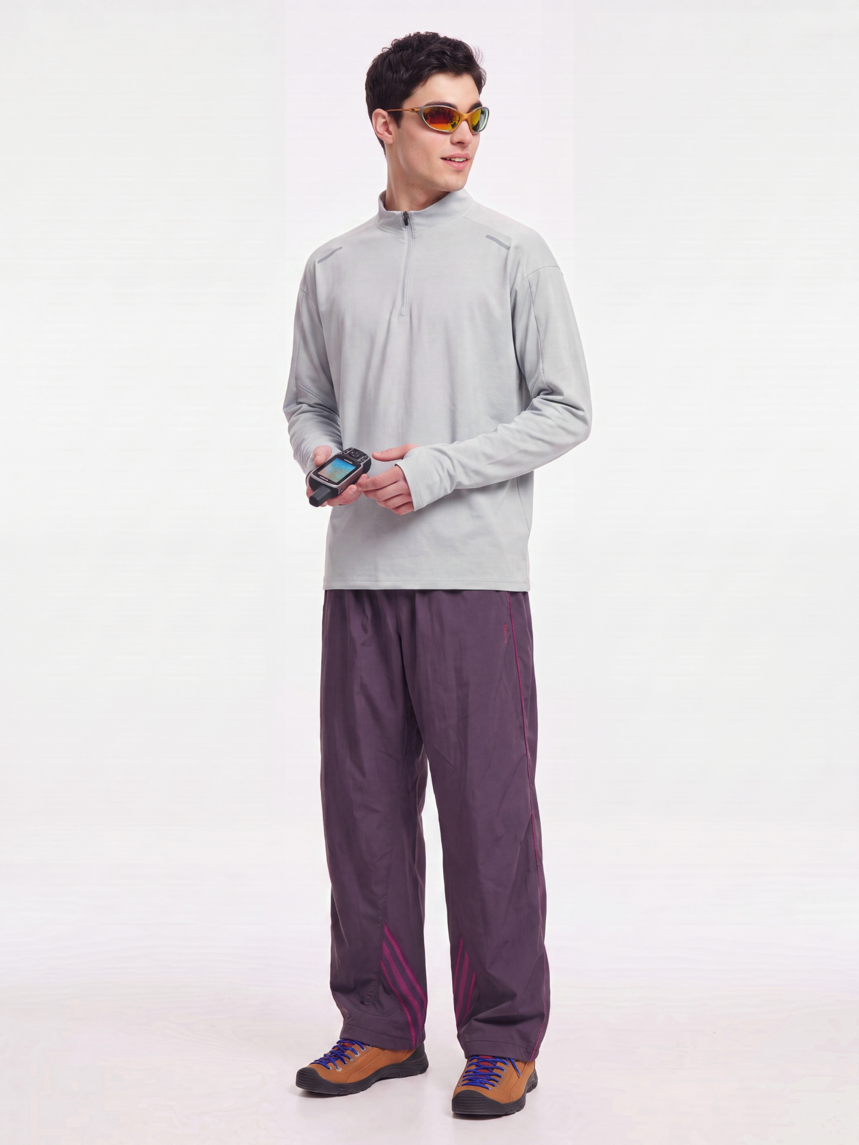 BreezeZip - Men's UPF40+ Quick-Dry Half-Zip Breathable T-Shirt