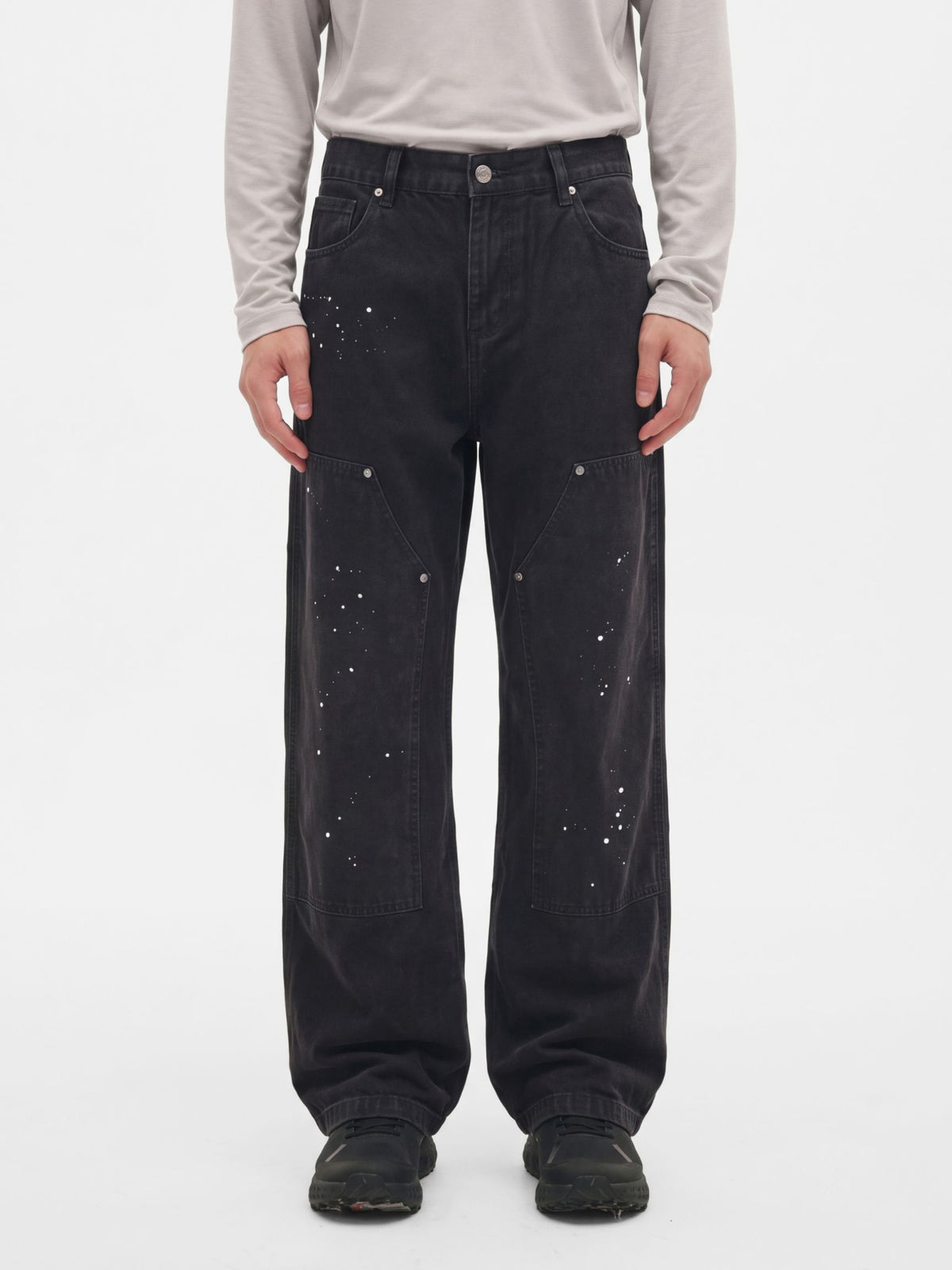 TrailDrift - Hand-Splattered Cotton Cargo Pants