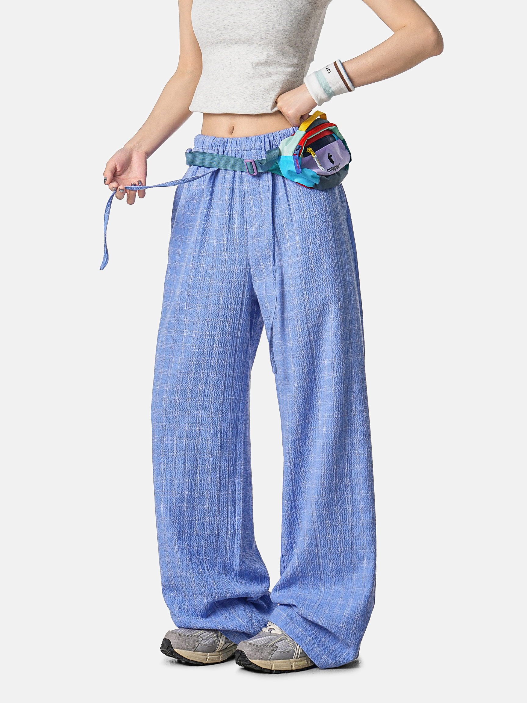 DuskFall - Women's Lightweight Plaid Casual Pants