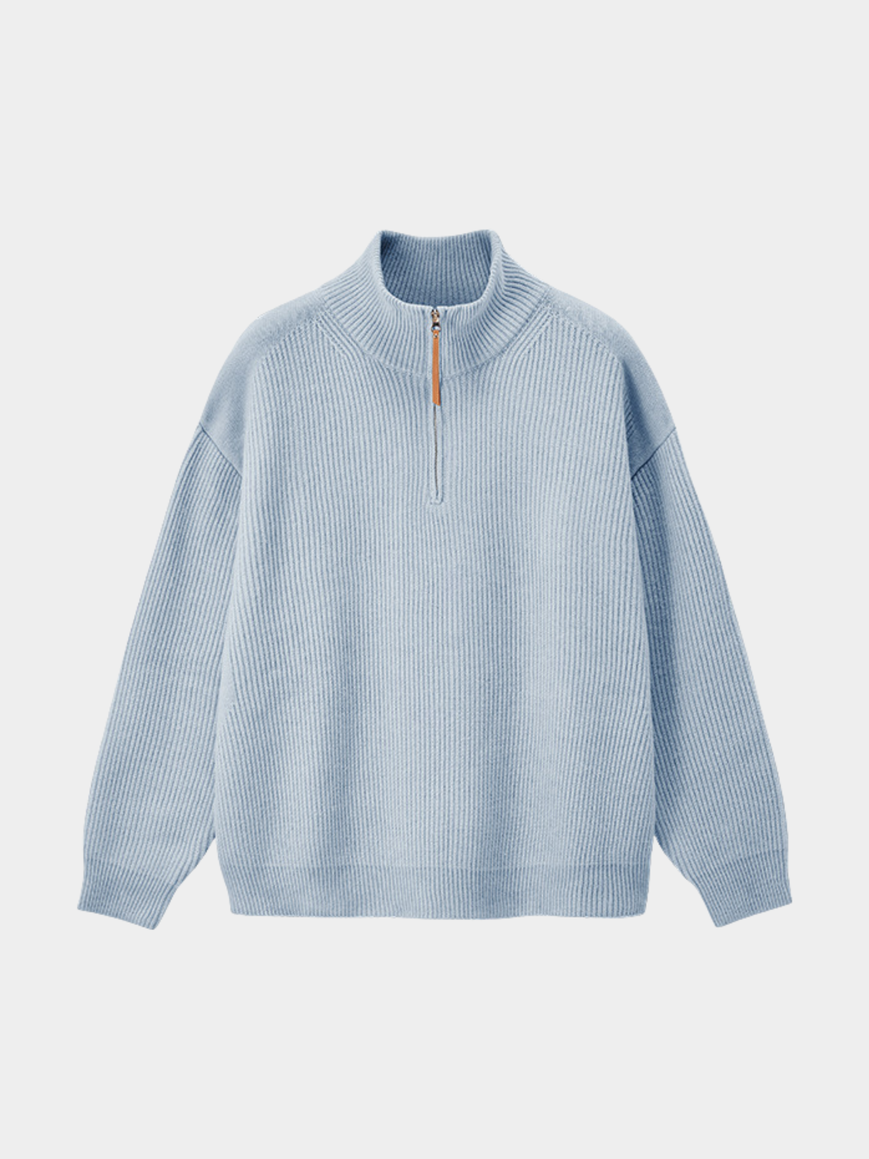 Thistle - Half-Zip High-Neck Knit Sweater