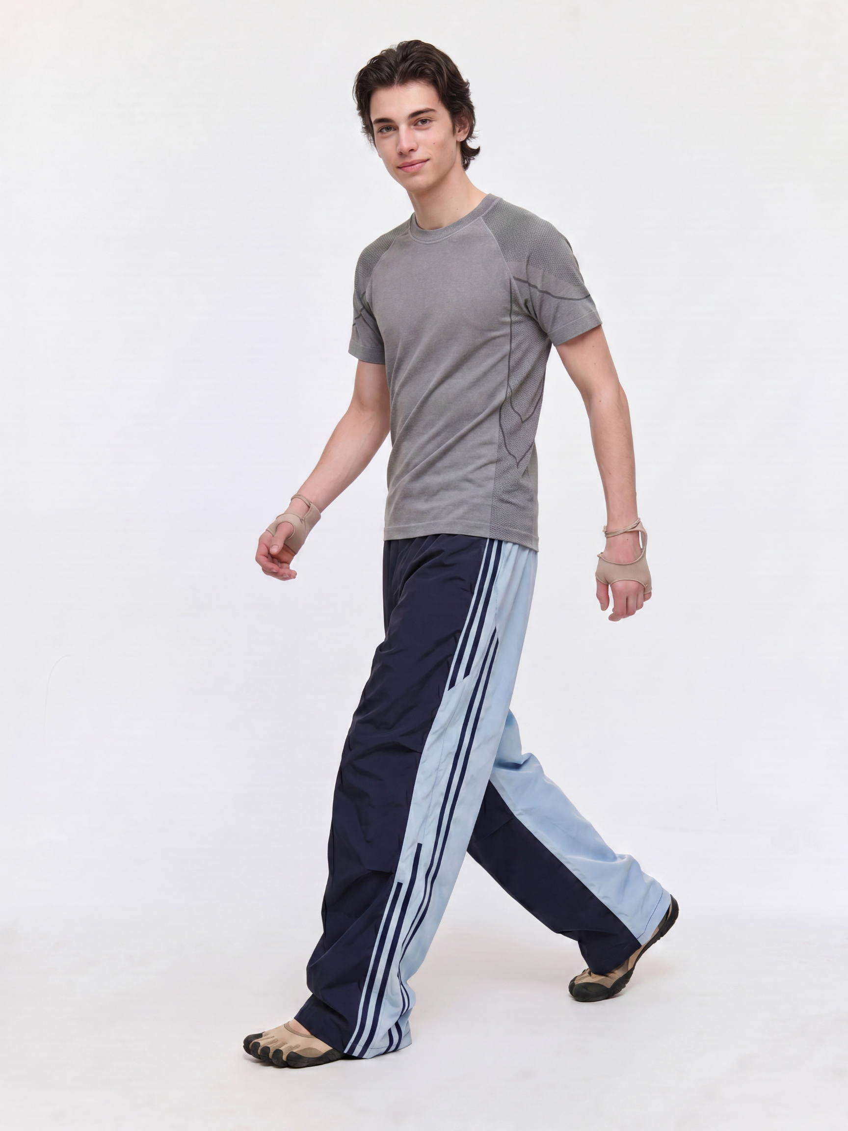 DriftFold - Unisex Water-Repellent Striped Colorblock Wide-Leg Pants