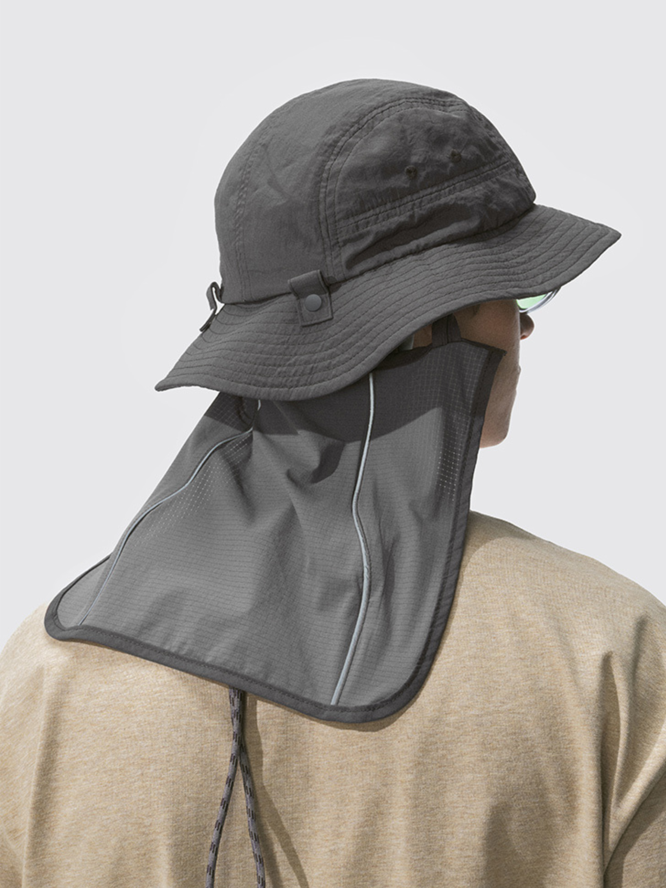 Driftclaw - UV Protection Detachable Neck Sun Flap Outdoor Bucket Hat