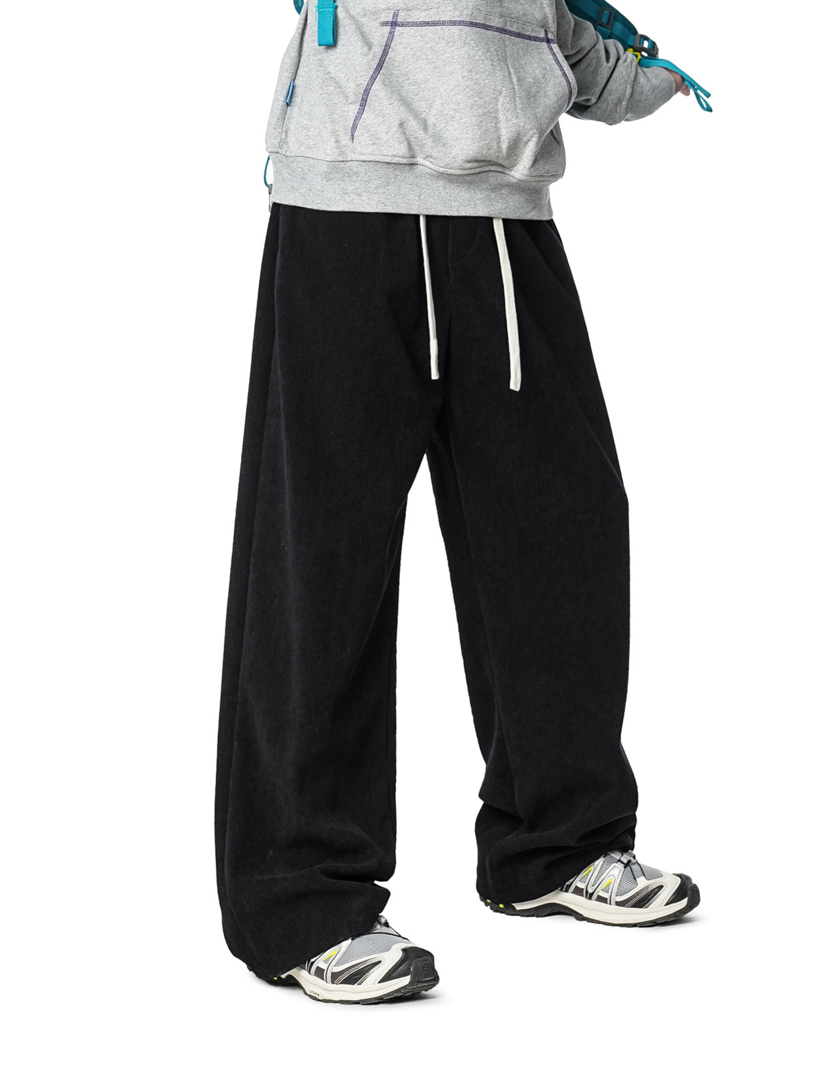 Shadewood - Women's Loose-Fit Corduroy Straight Pants