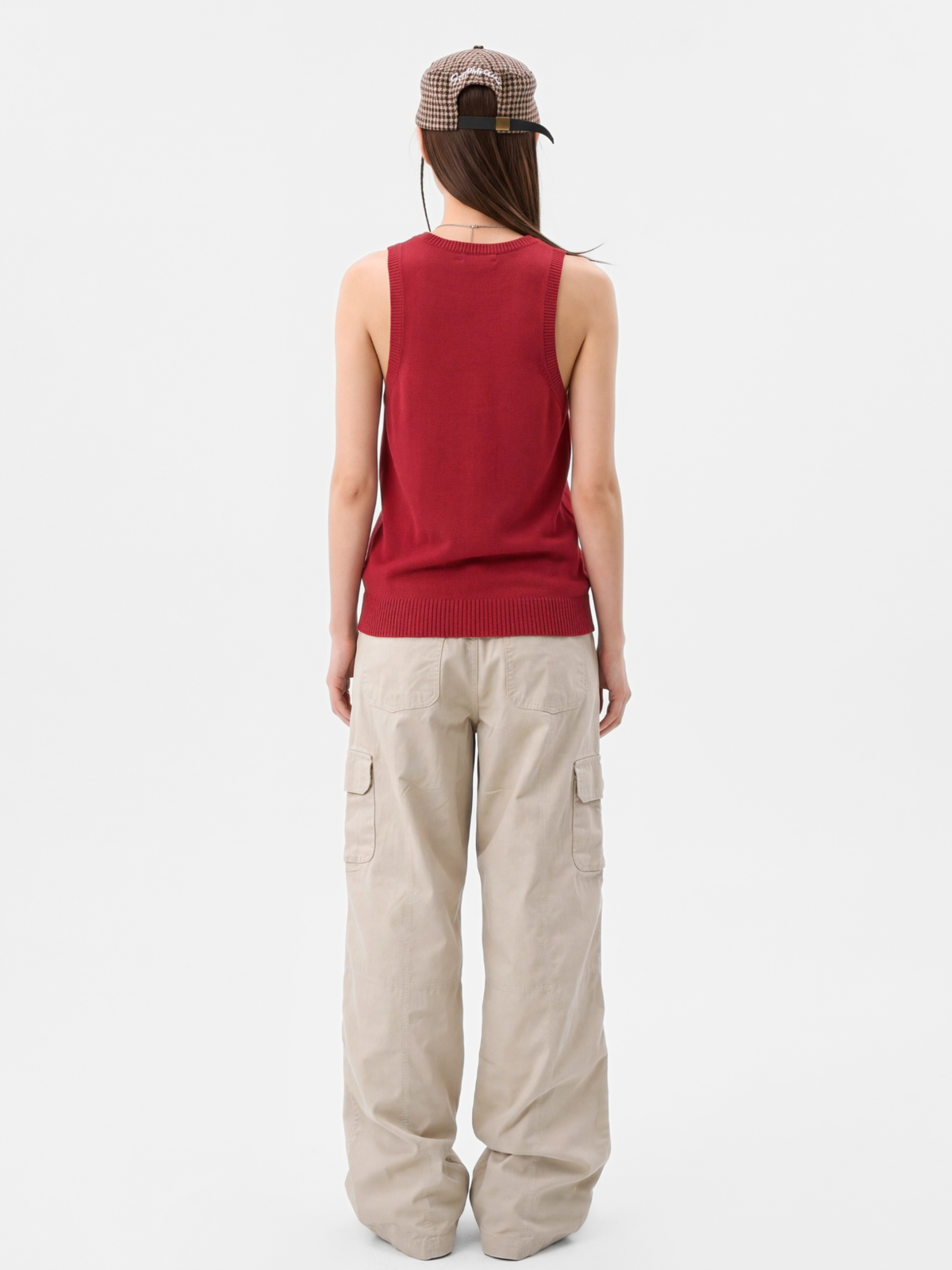 CalmDrift - Women's Deconstructed Multi-Pocket Straight-Leg Cargo Pants