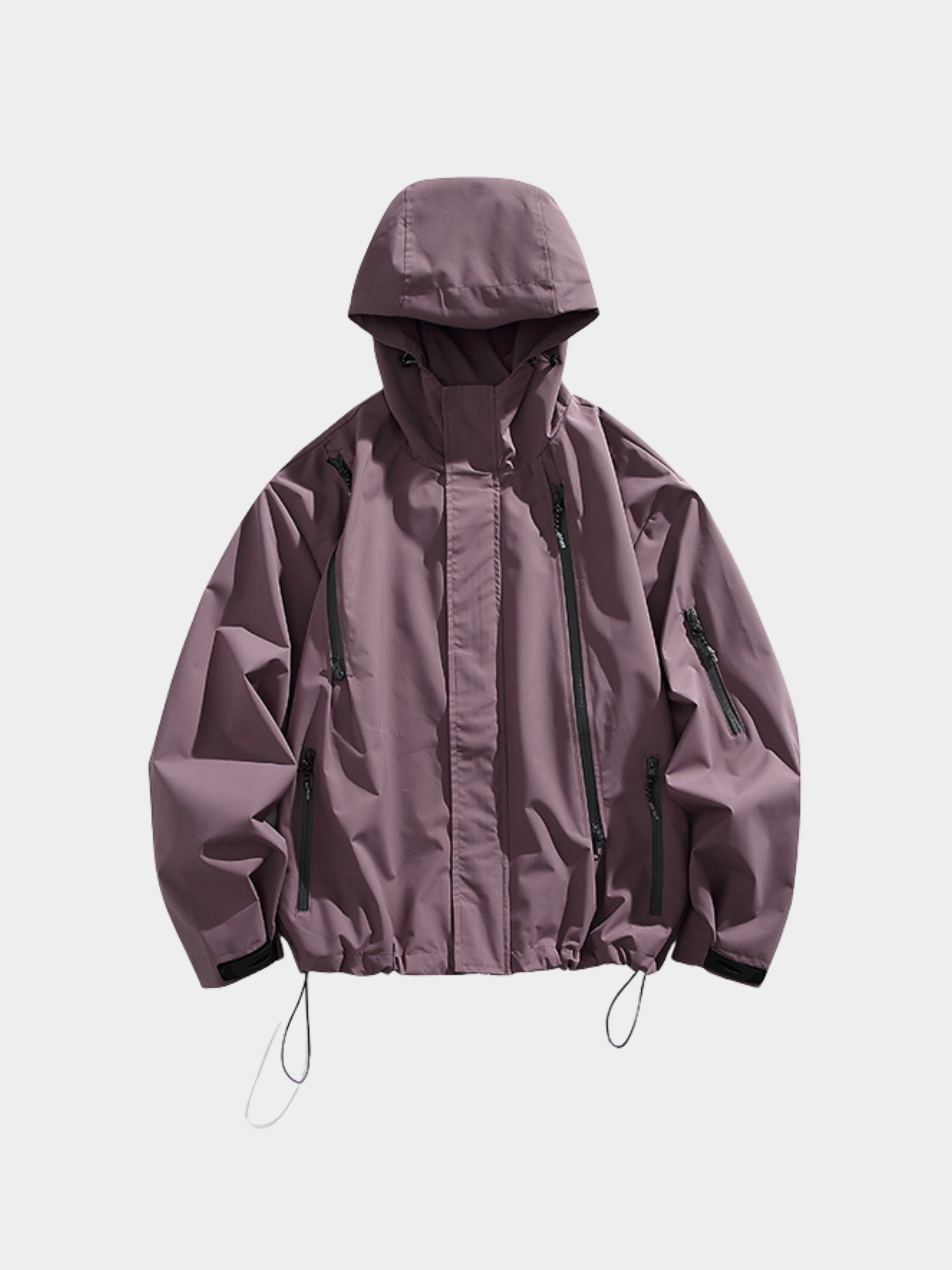 Nightpath - Unisex Water-Repellent Windproof Utility Shell Jacket