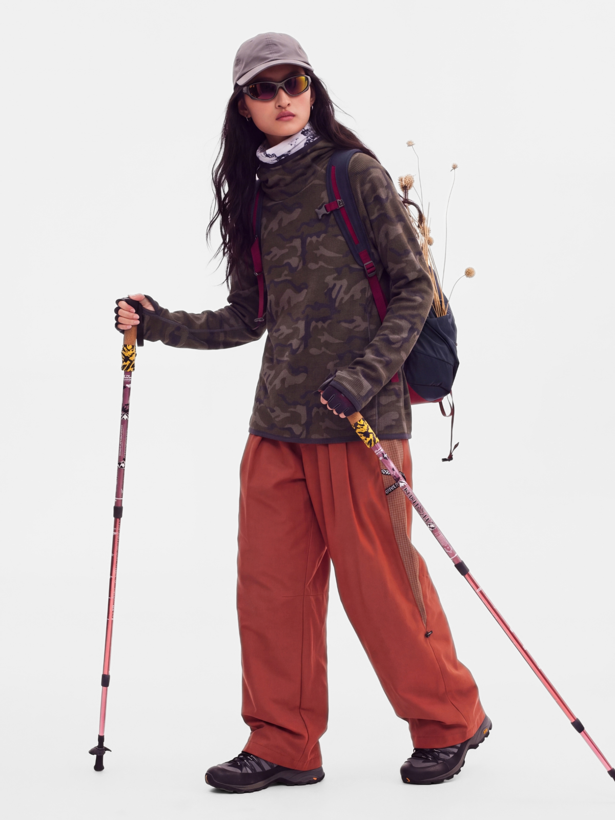 SplitDrift - Unisex Water-Repellent Lightweight Stretch Wide-Leg Outdoor Pants