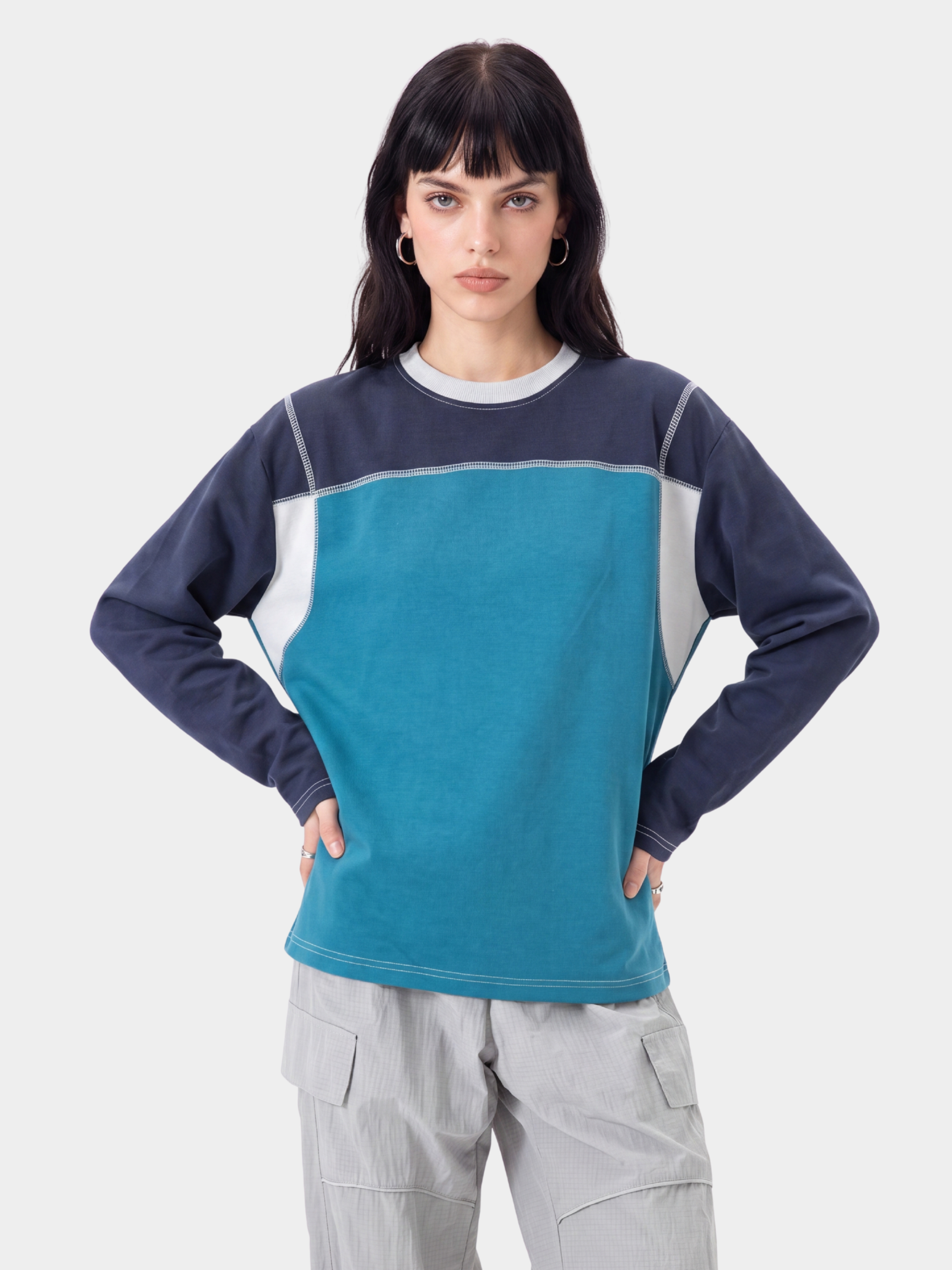 GoldDrift - Unisex Moisture-Wicking & Quick-Dry Long Sleeve T-Shirt