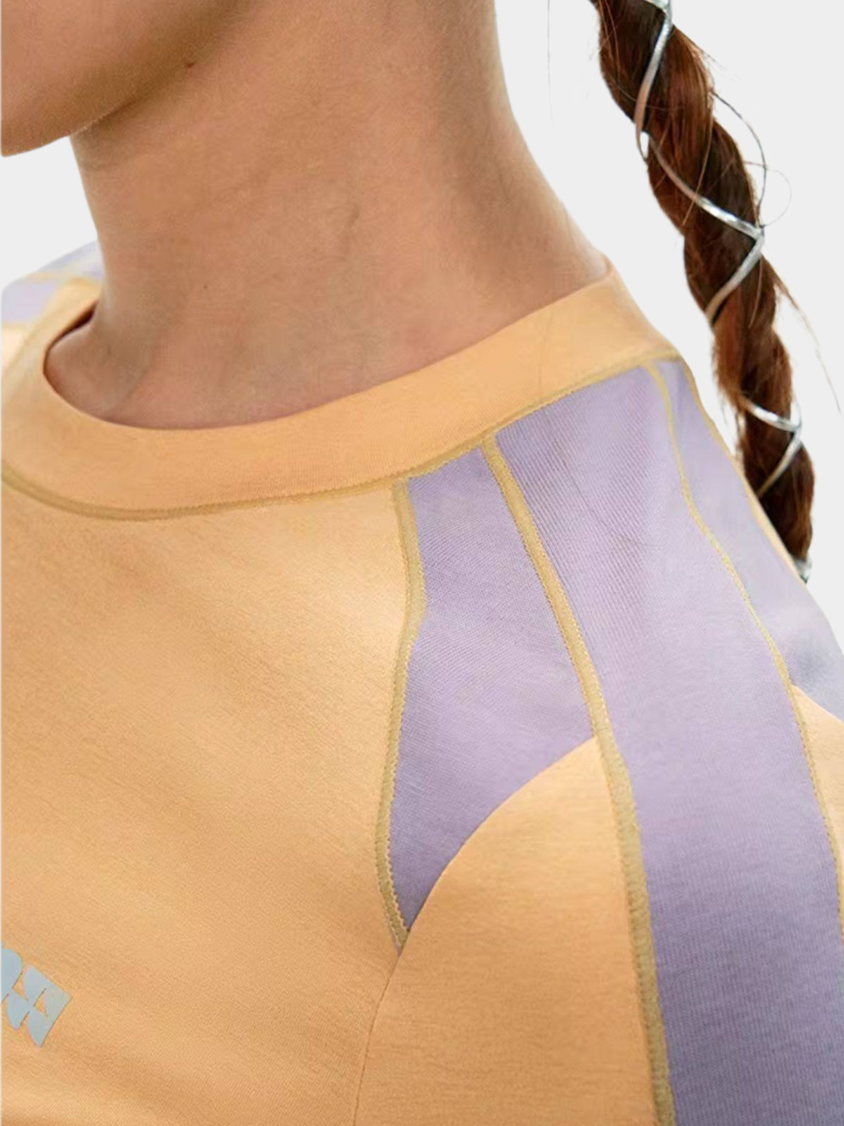 Moonfire - Moisture-Wicking Colorblock Fitted Base Layer Top