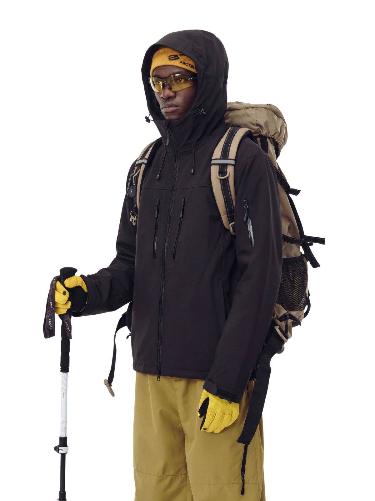 AshVault - Unisex 5,000mm Waterproof Windproof Seam-Sealed Shell Jacket