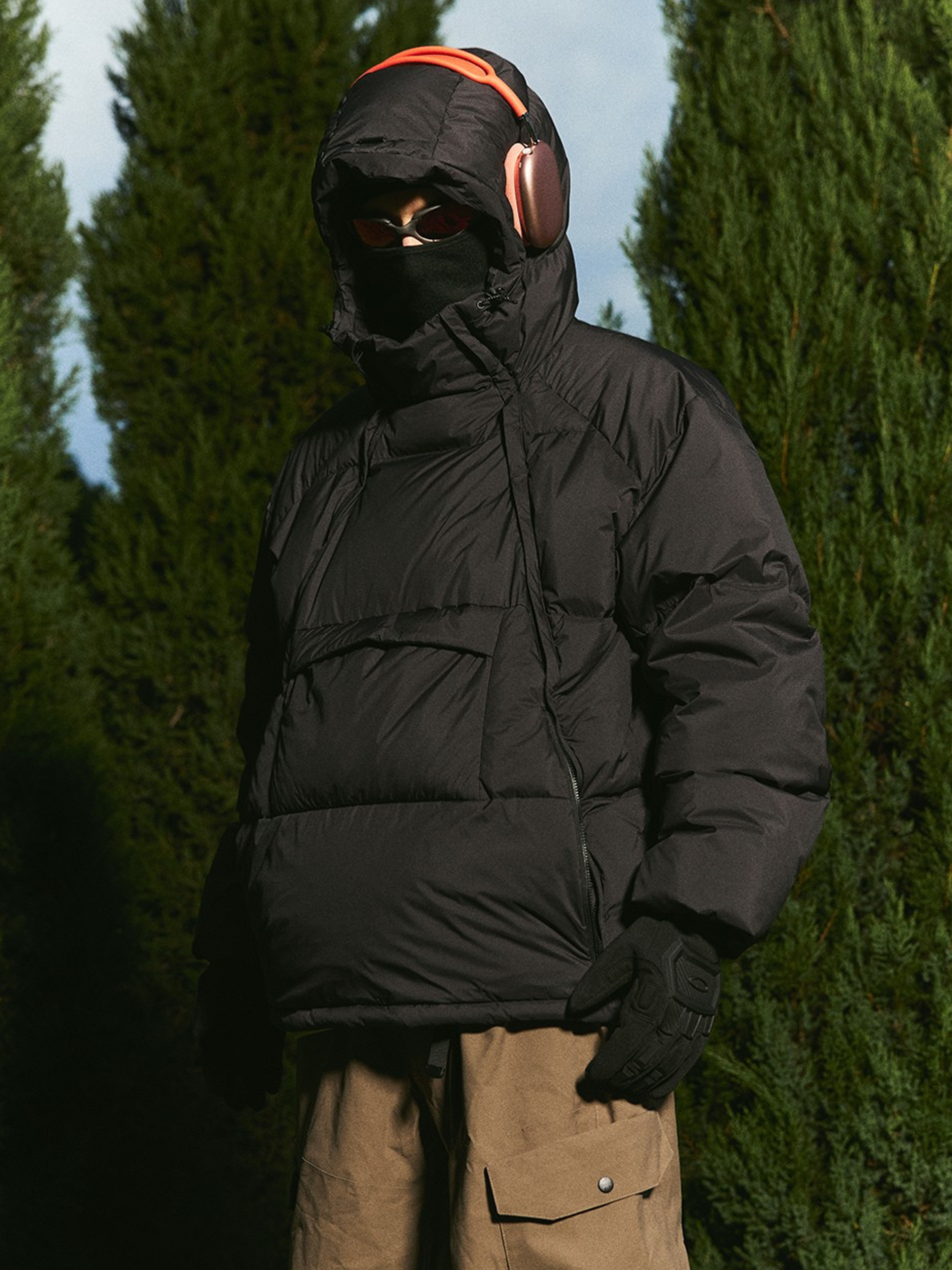 Virex - Unisex 90% White Duck Down Hooded Down Jacket